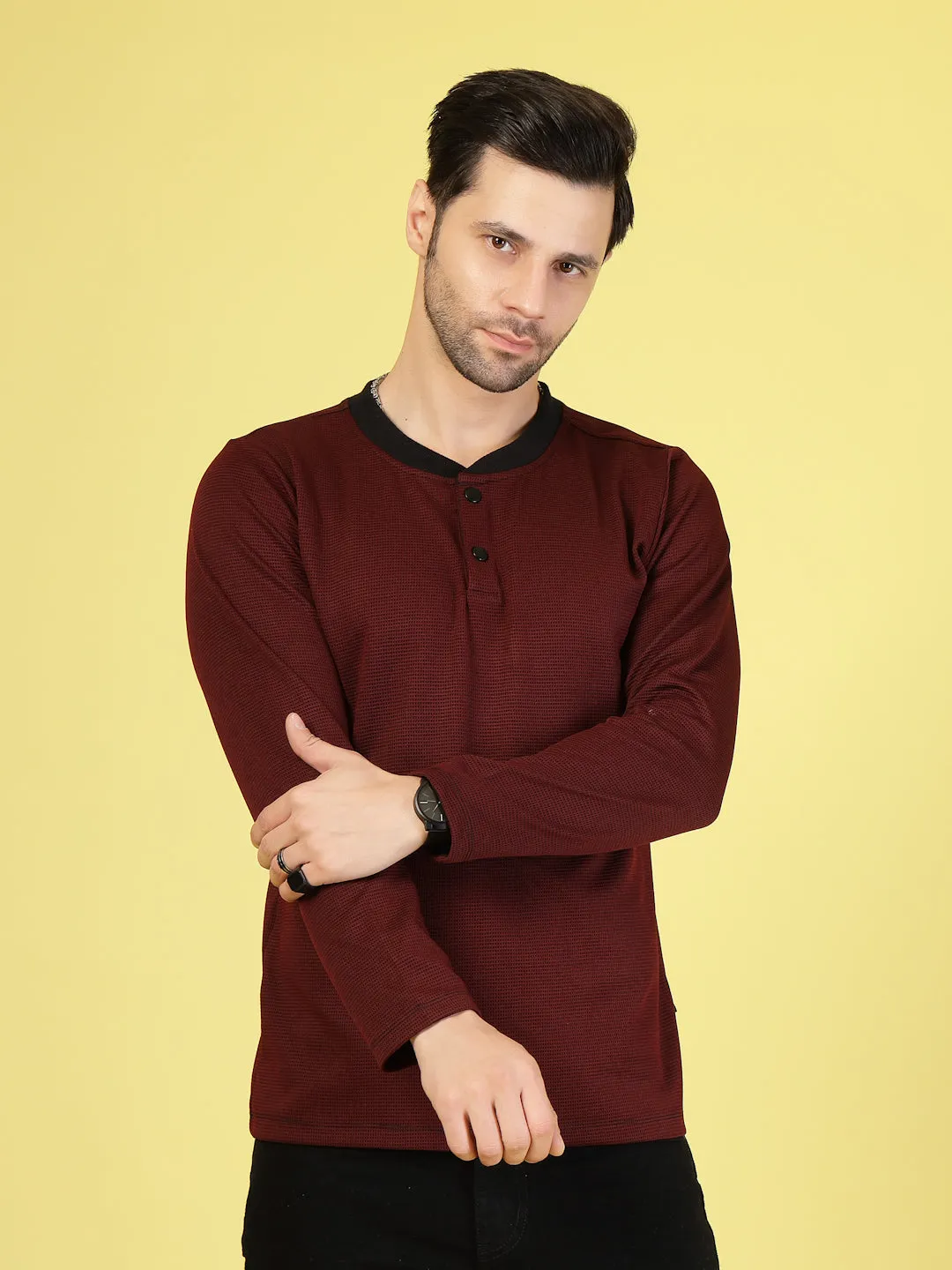 Soft Polyester Waffle T-Shirt