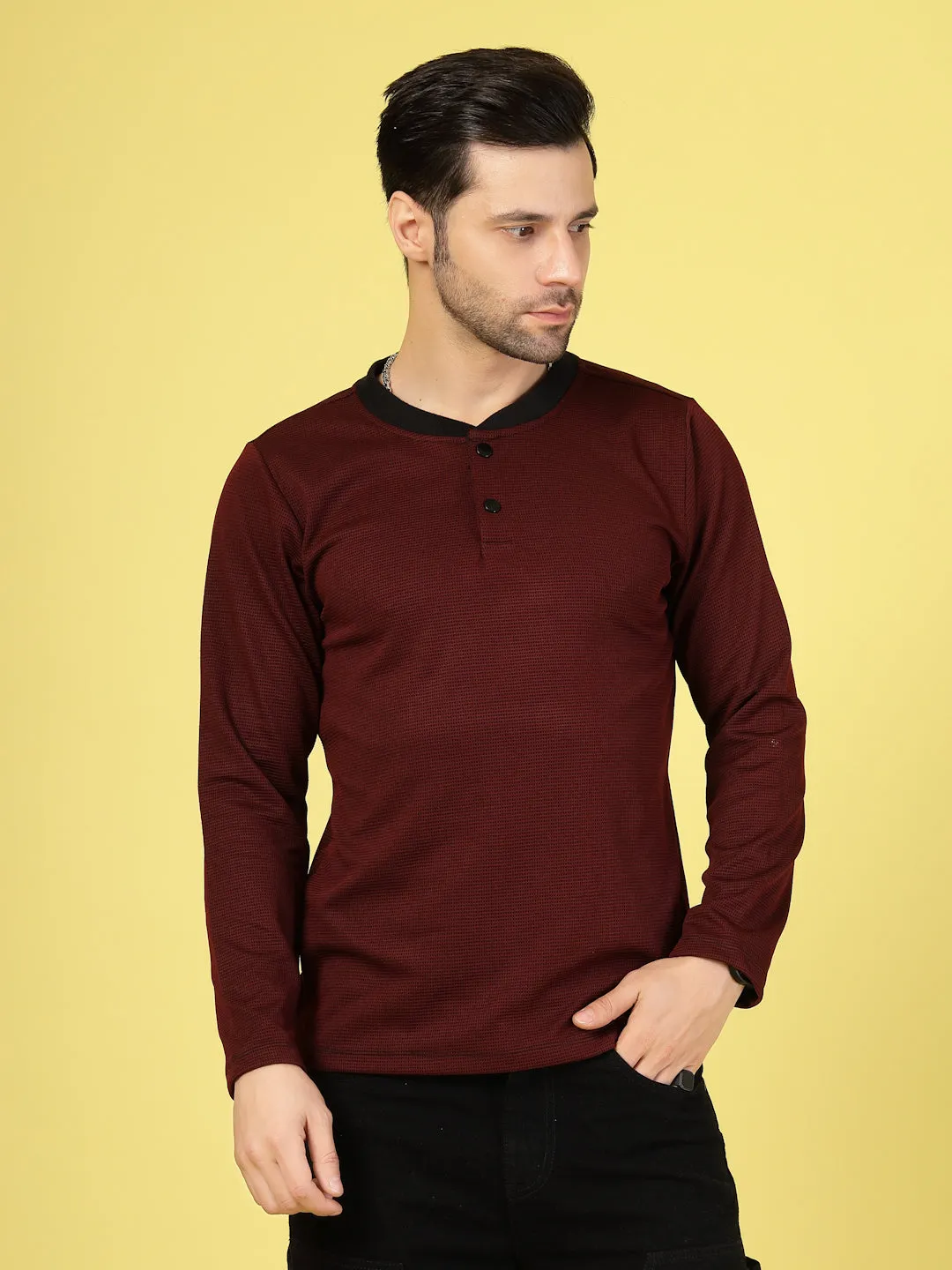 Soft Polyester Waffle T-Shirt