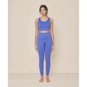 Soft Rib Seamless Legging - Indigo