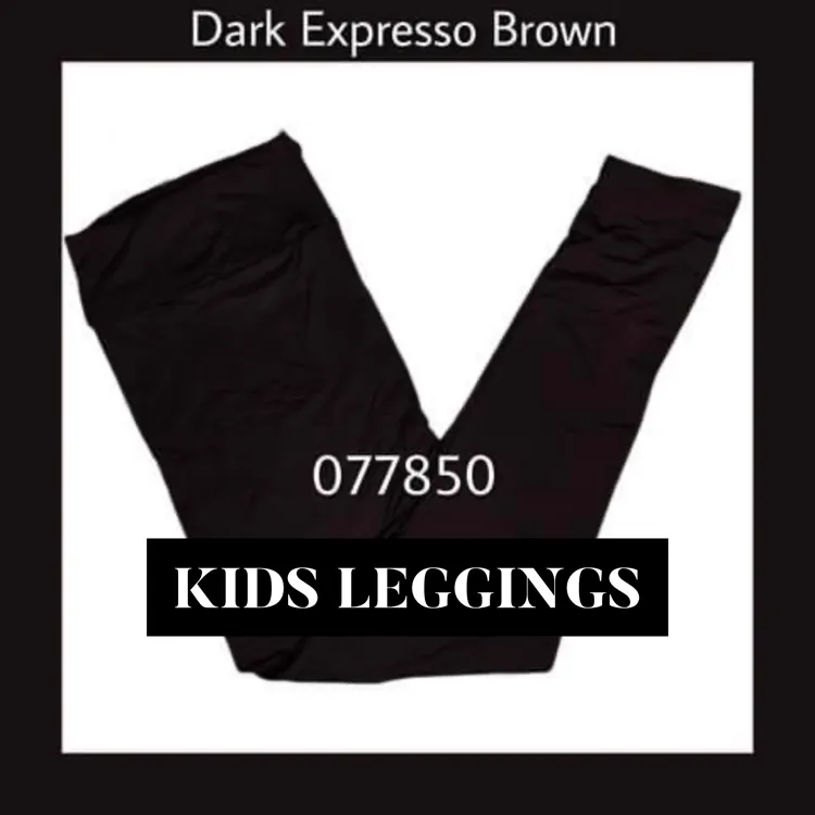 Solid Leggings: Solid Ganache Brown Brushed DTY 1