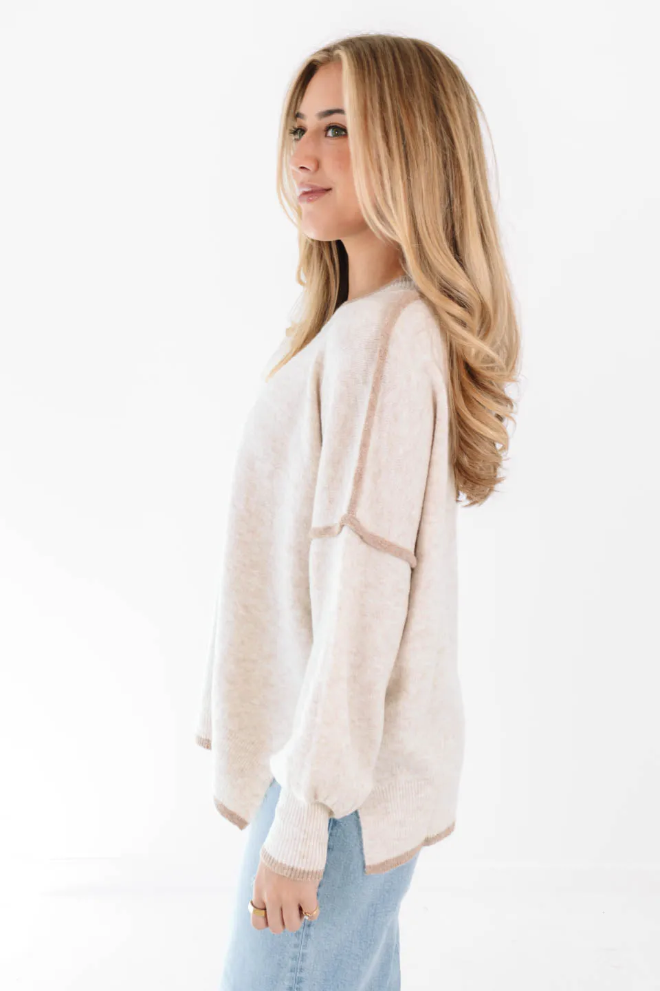 Something Great Sweater - Oatmeal