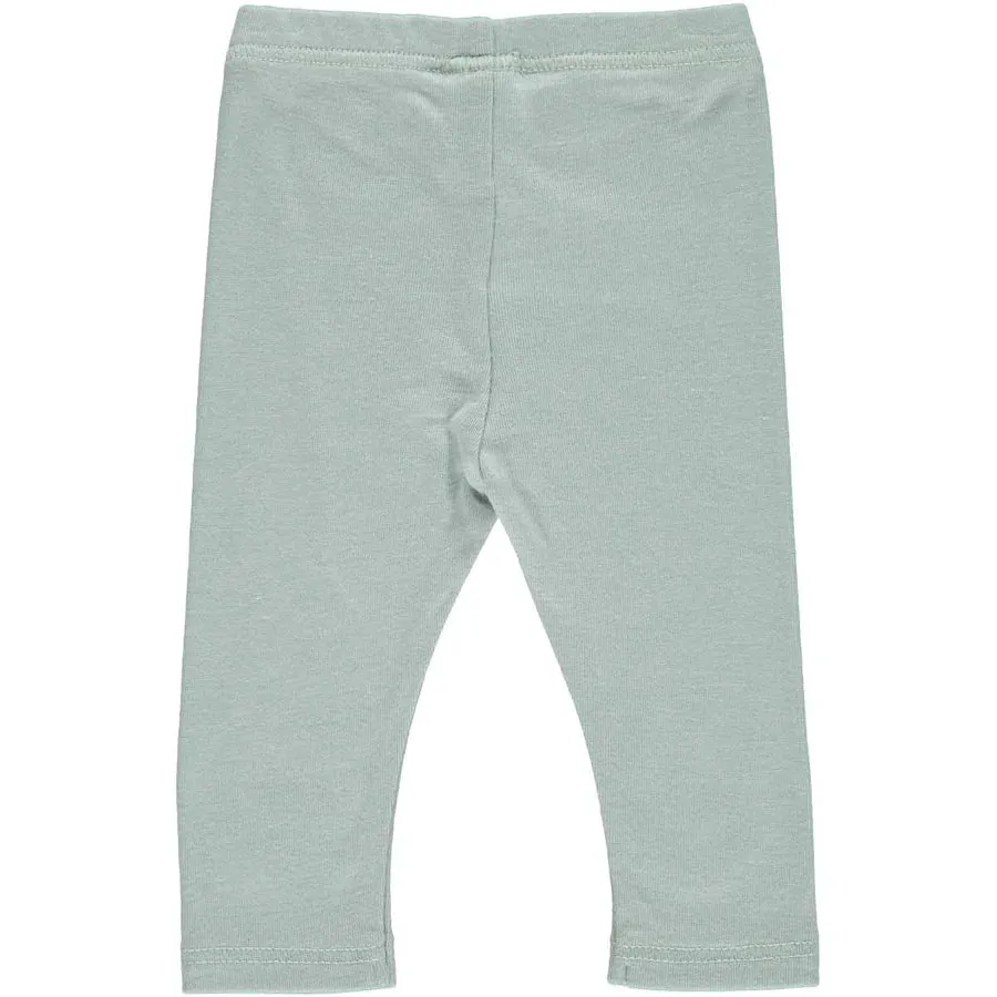 Spa Green Woolly Silk Leggings