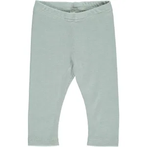 Spa Green Woolly Silk Leggings