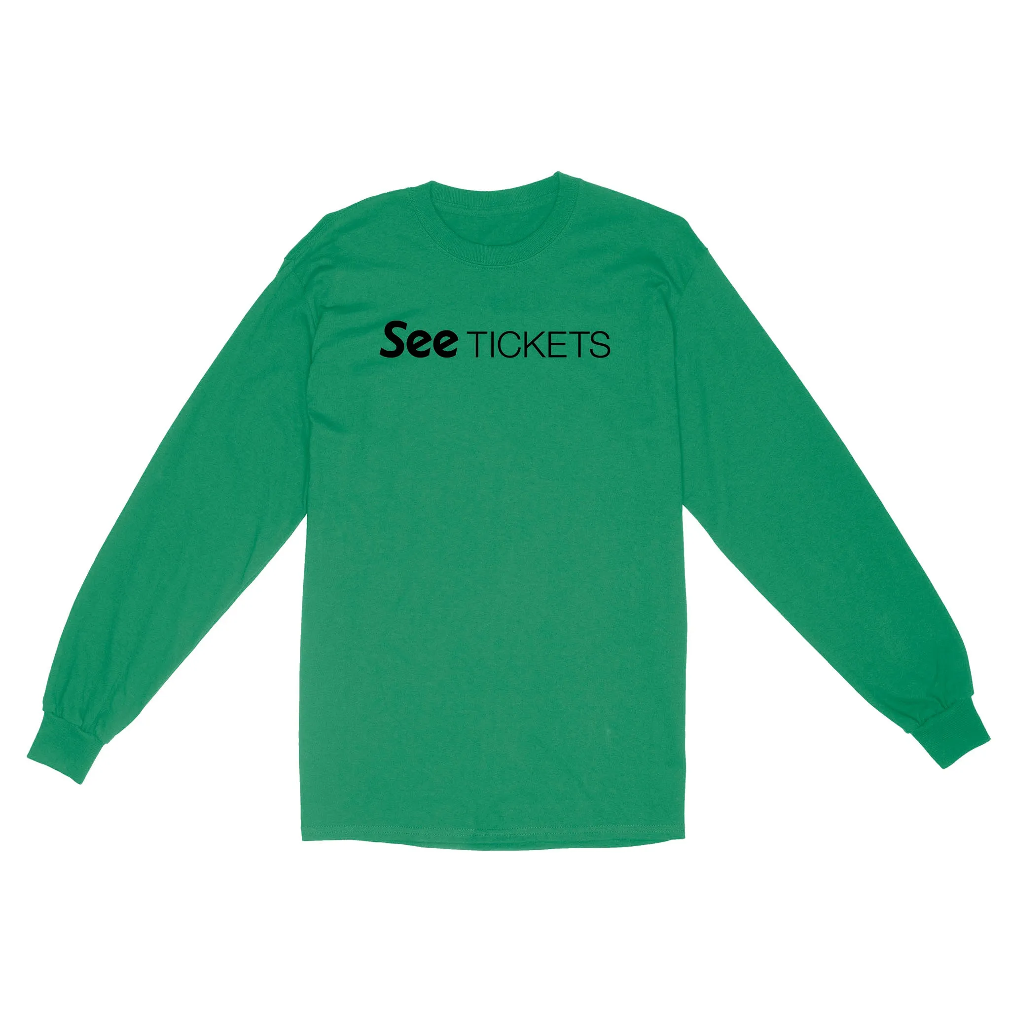 Standard Long Sleeve - See Tickets black logo
