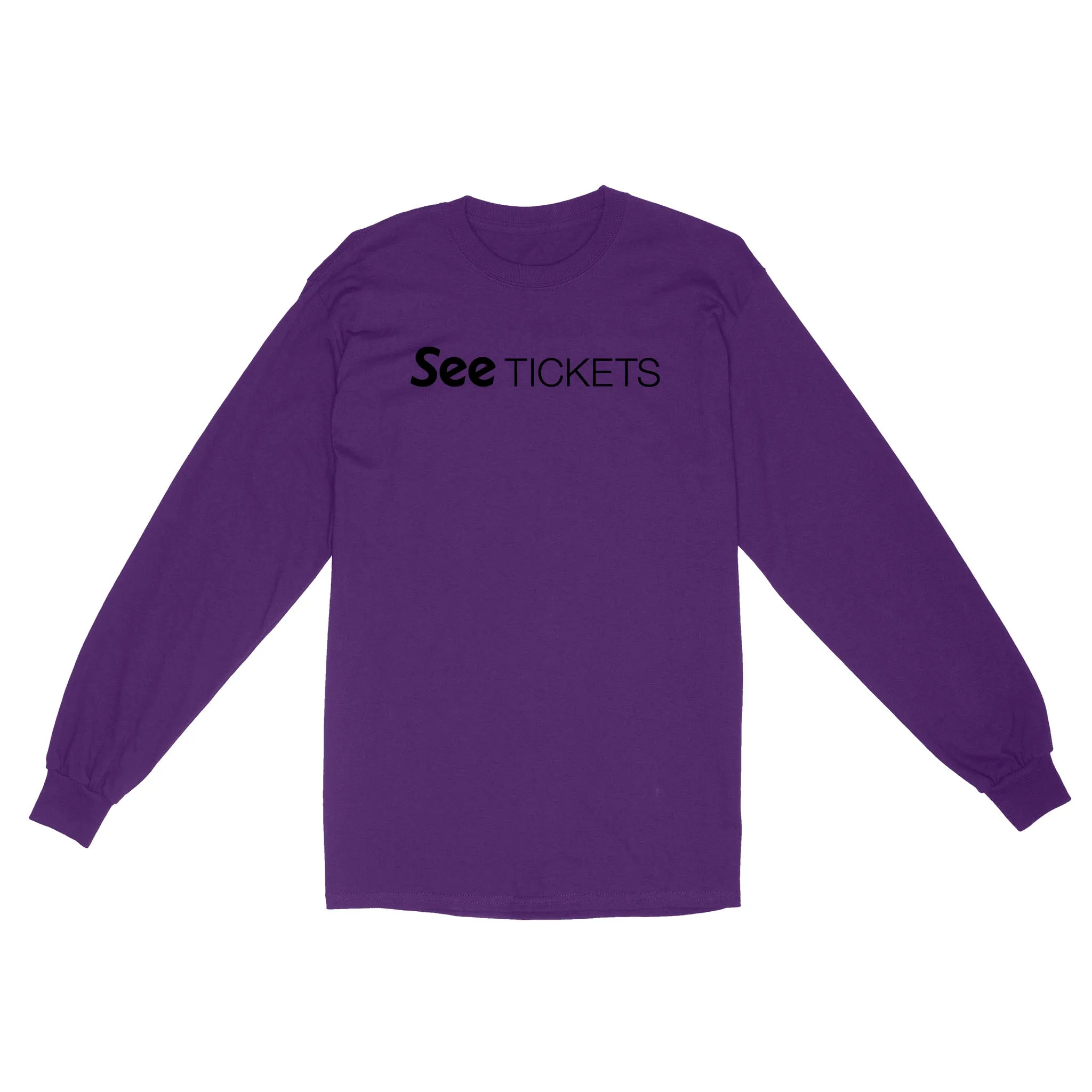 Standard Long Sleeve - See Tickets black logo