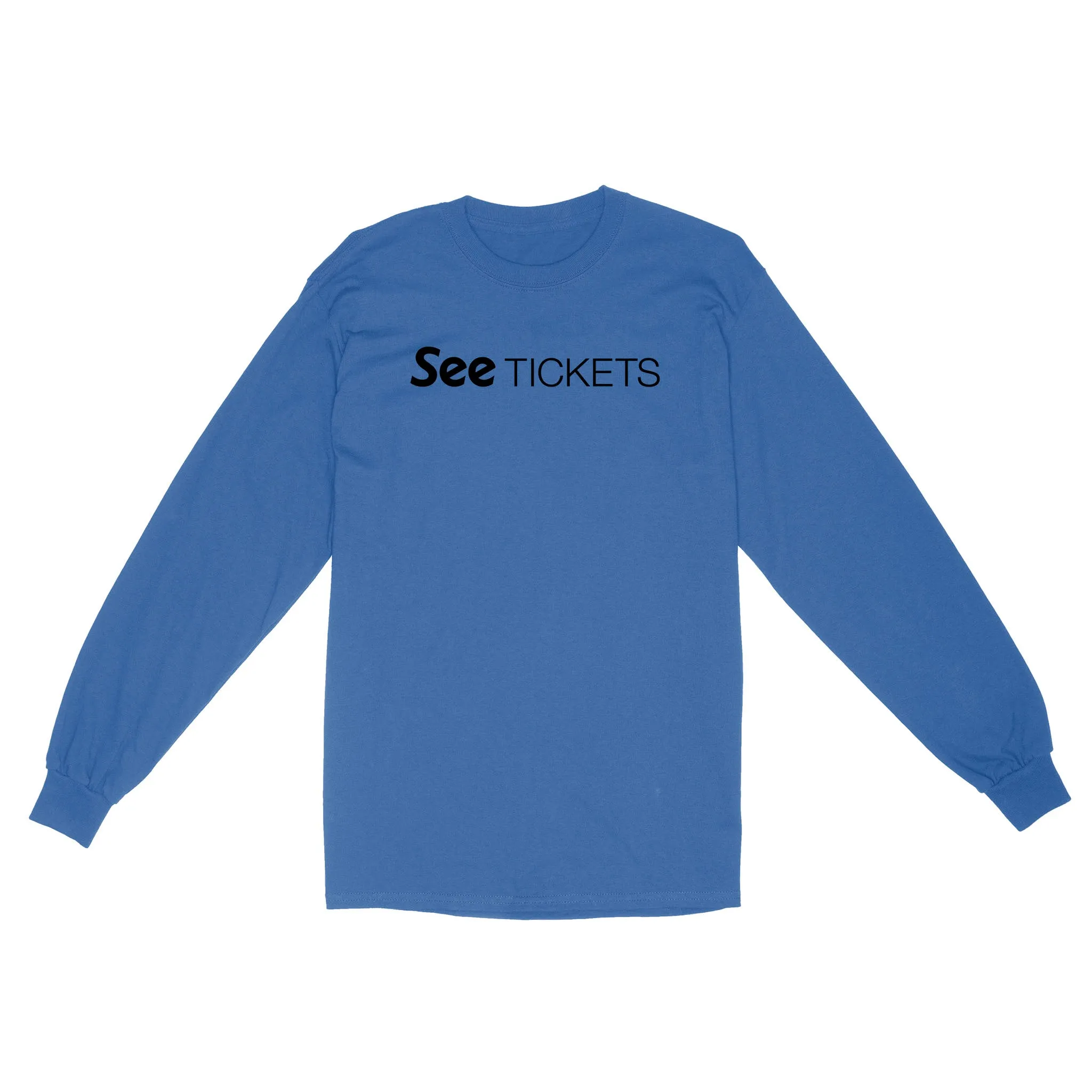 Standard Long Sleeve - See Tickets black logo