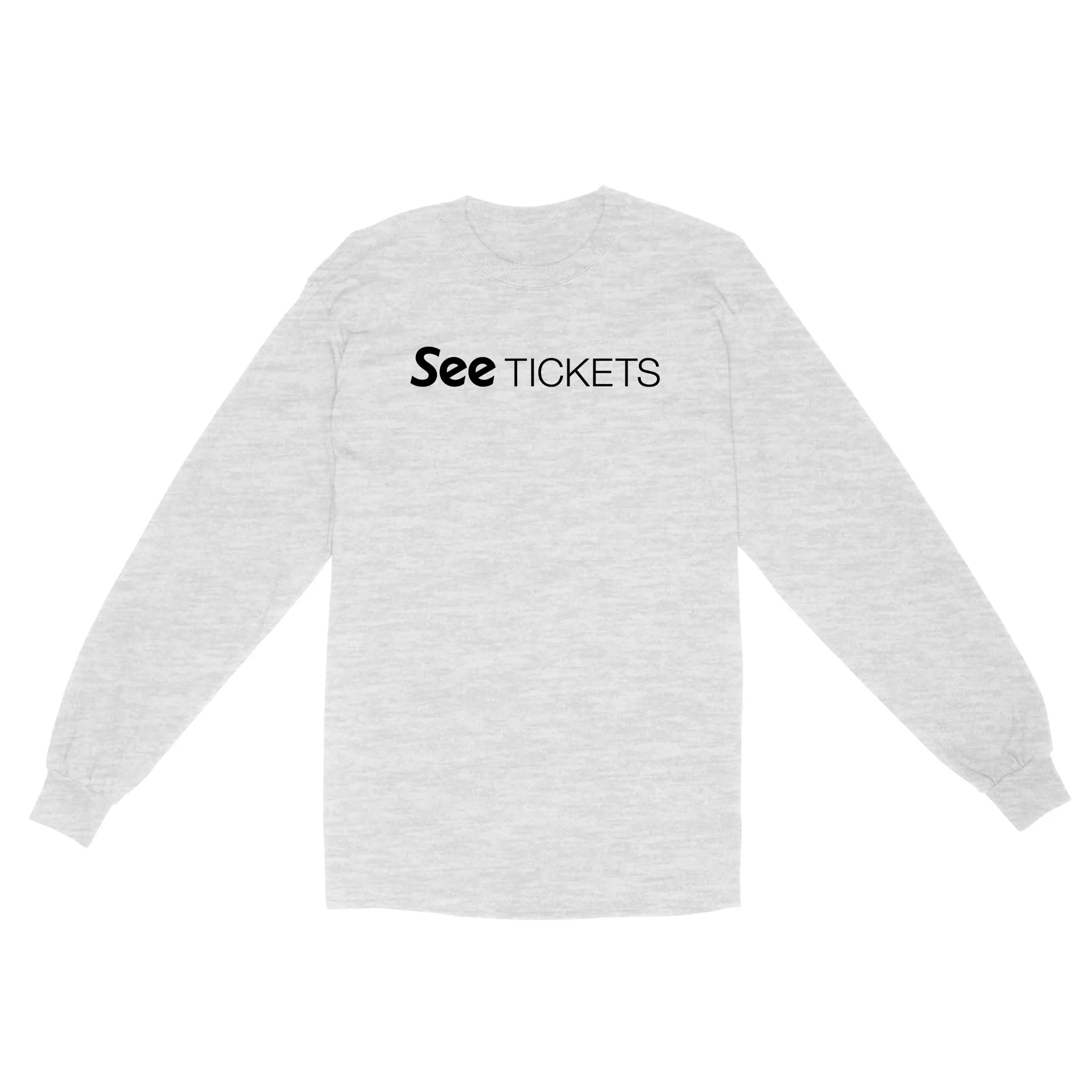 Standard Long Sleeve - See Tickets black logo