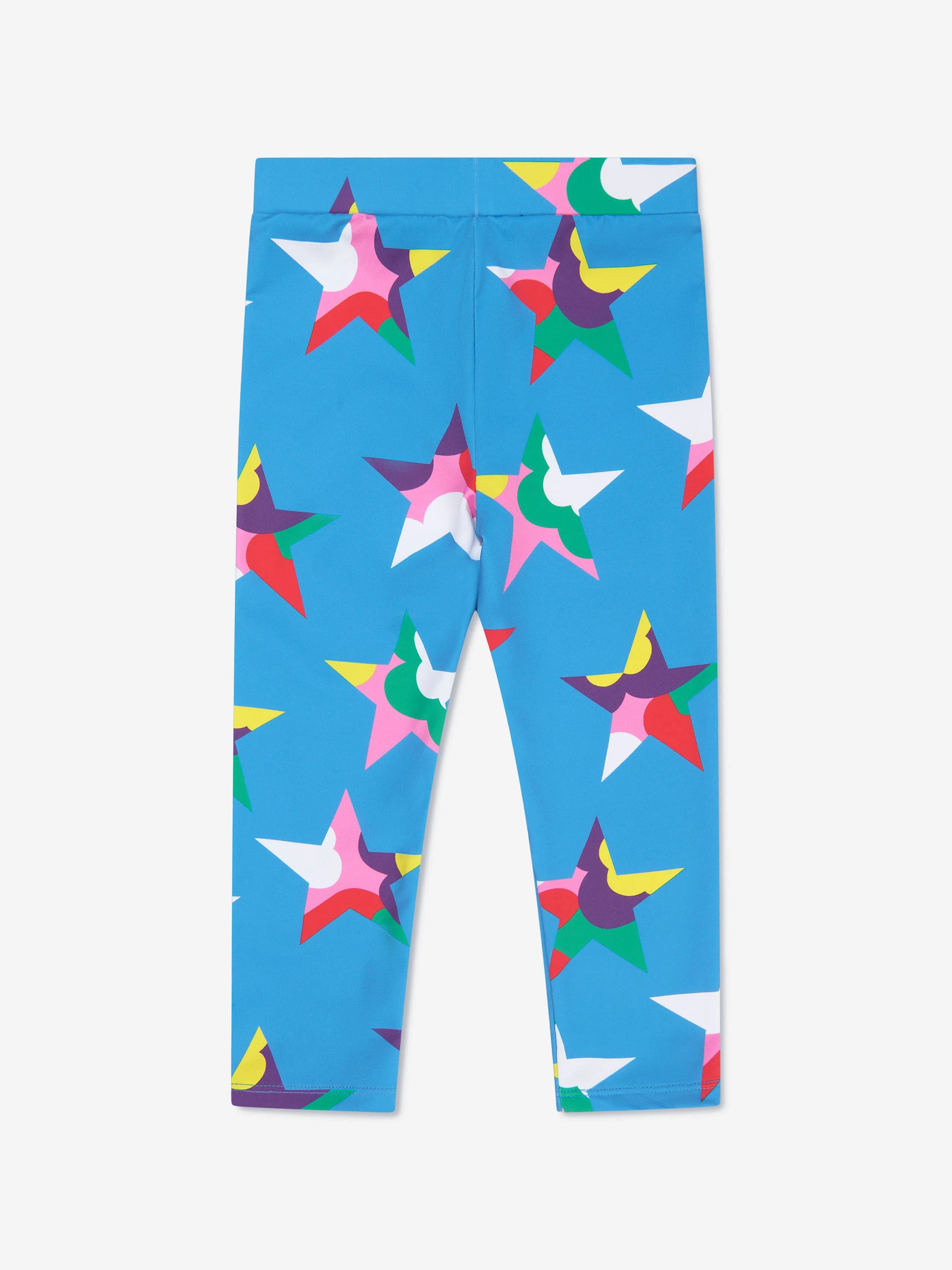 Stella McCartney Girls Star Print Leggings in Blue