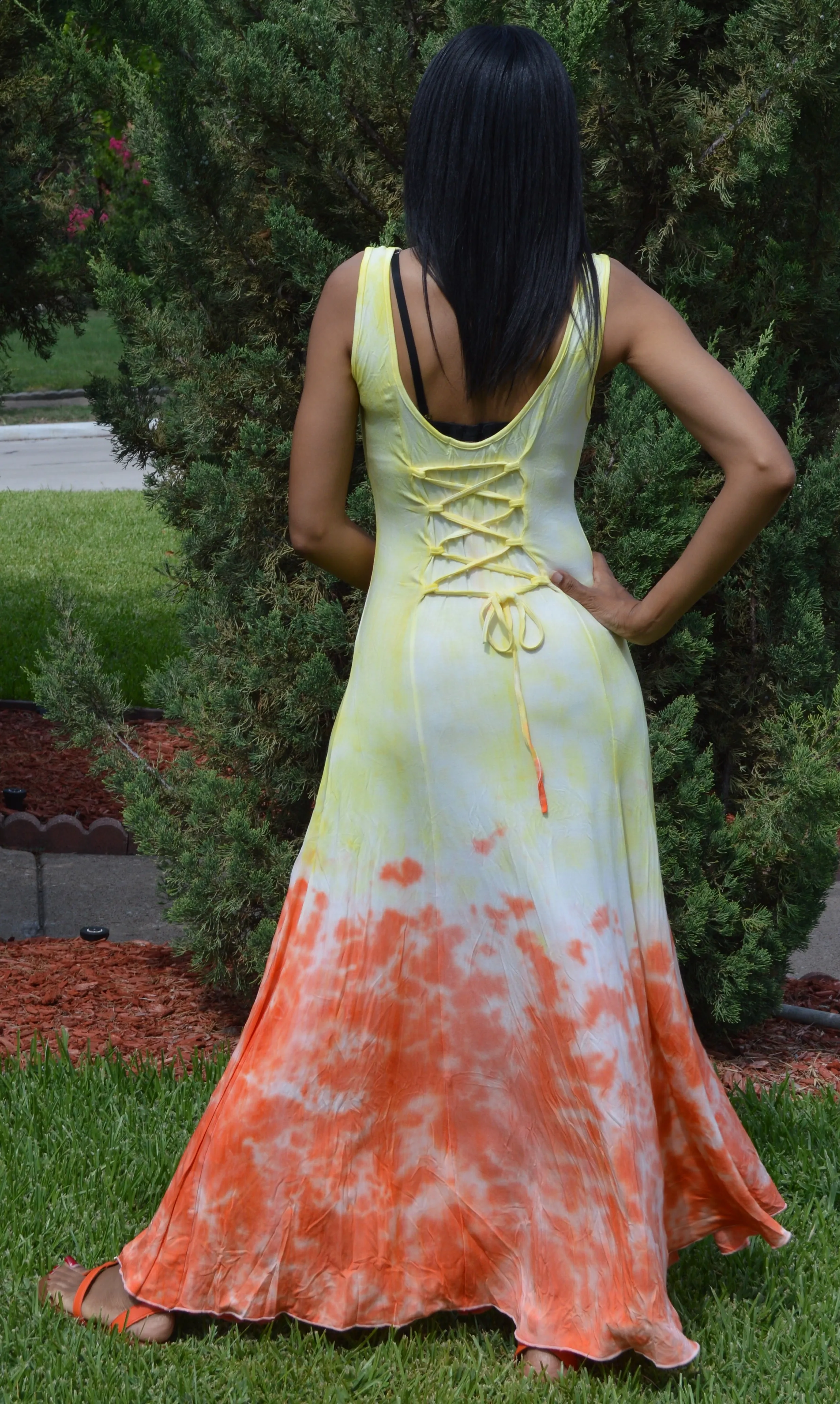 Sunrise Halter Maxi Dress