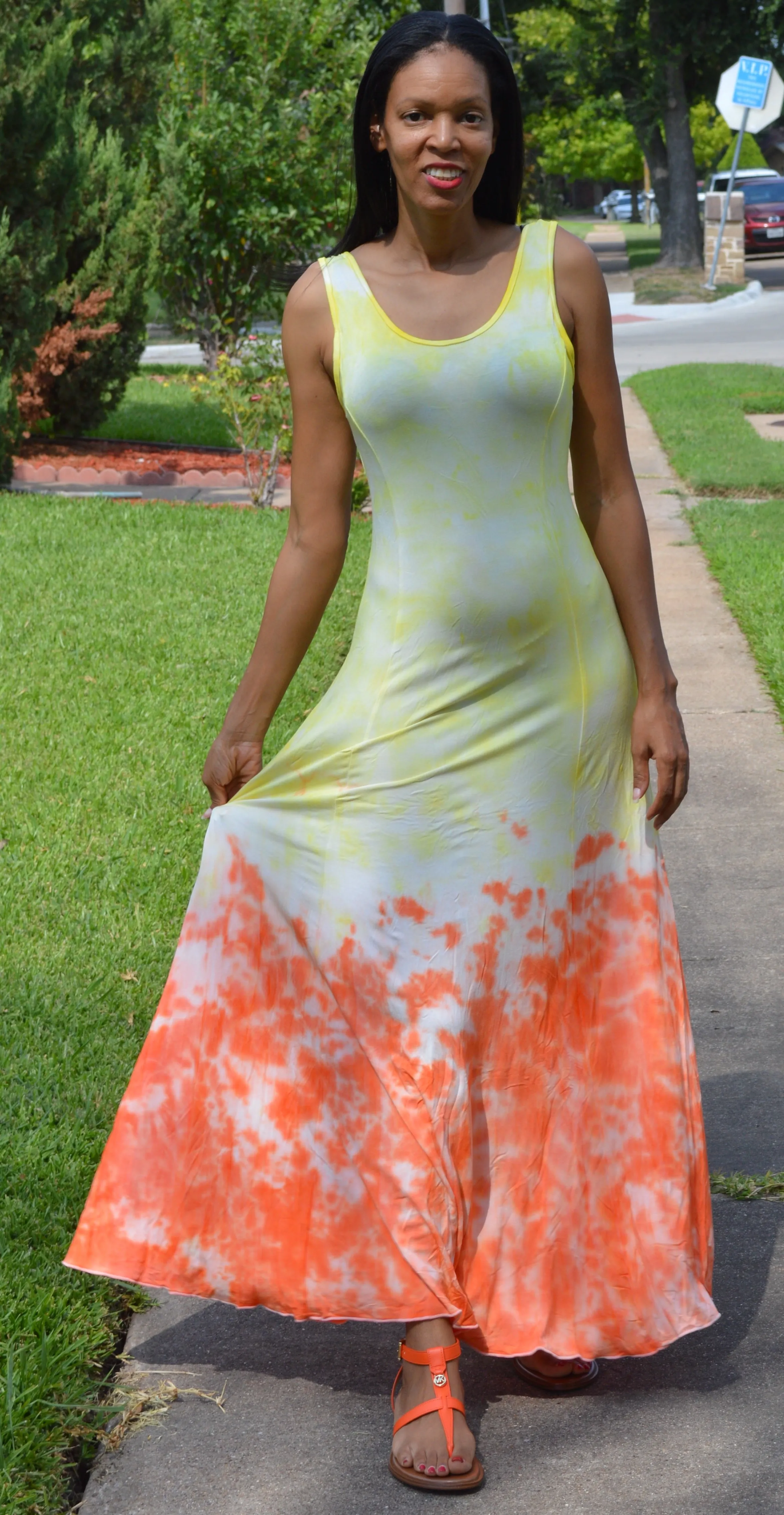 Sunrise Halter Maxi Dress