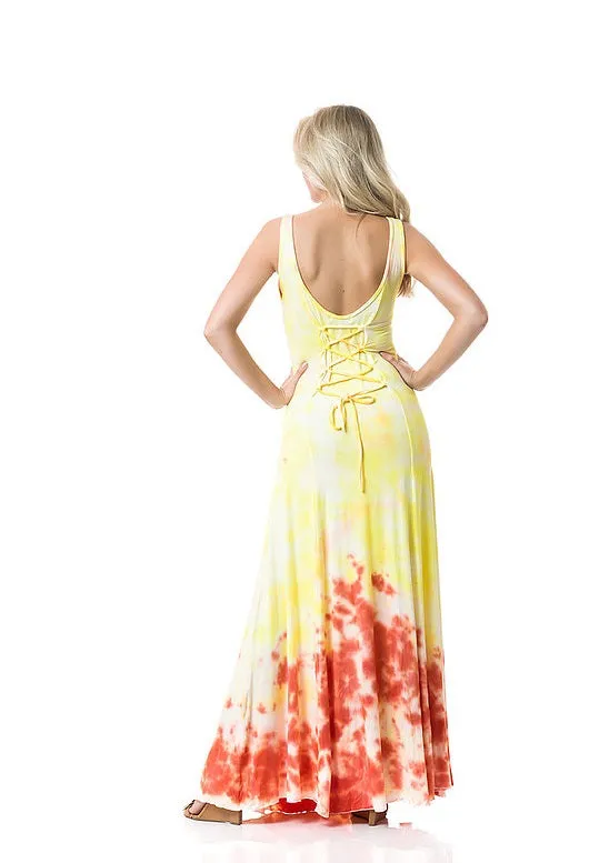 Sunrise Halter Maxi Dress