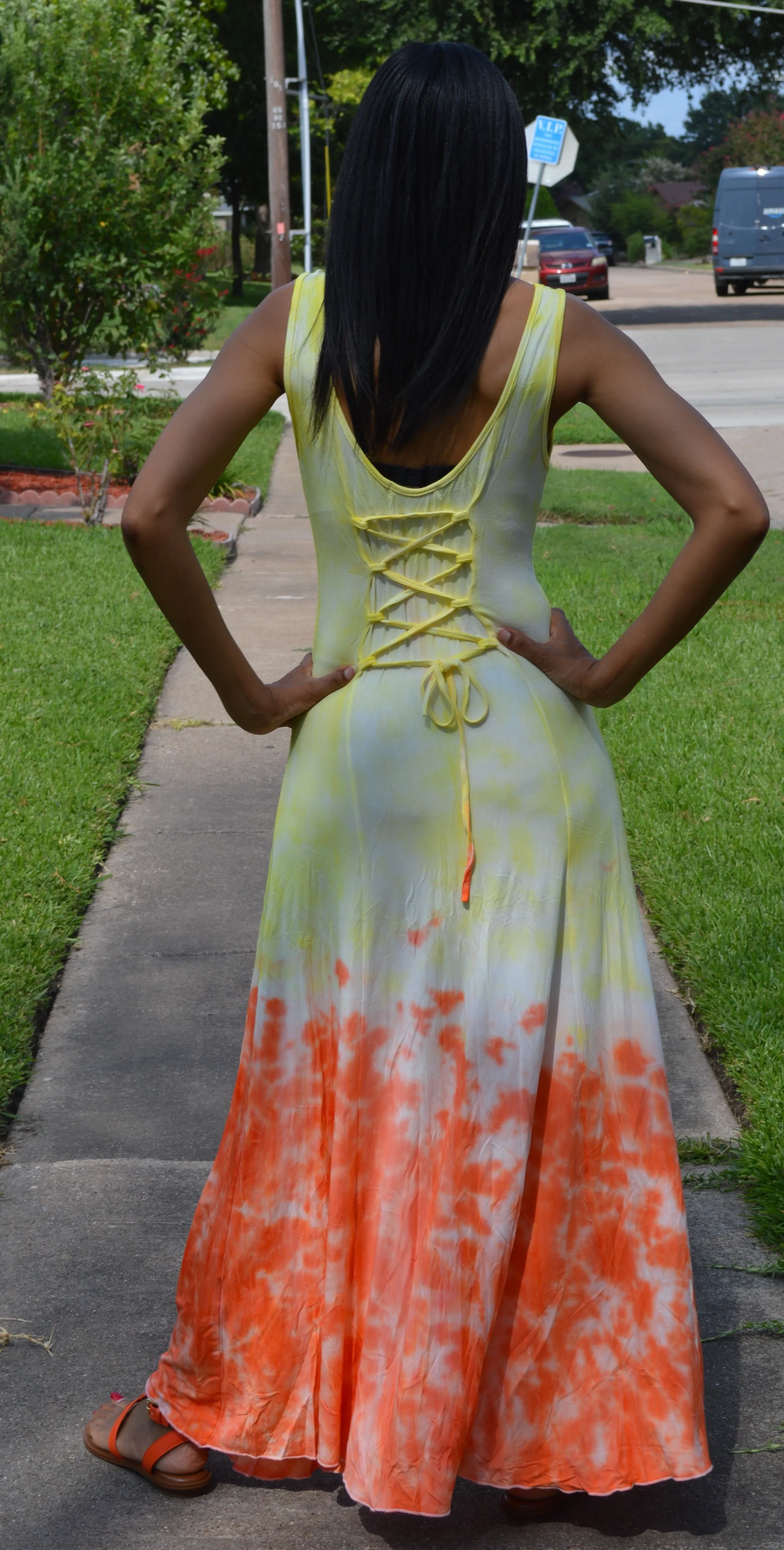 Sunrise Halter Maxi Dress