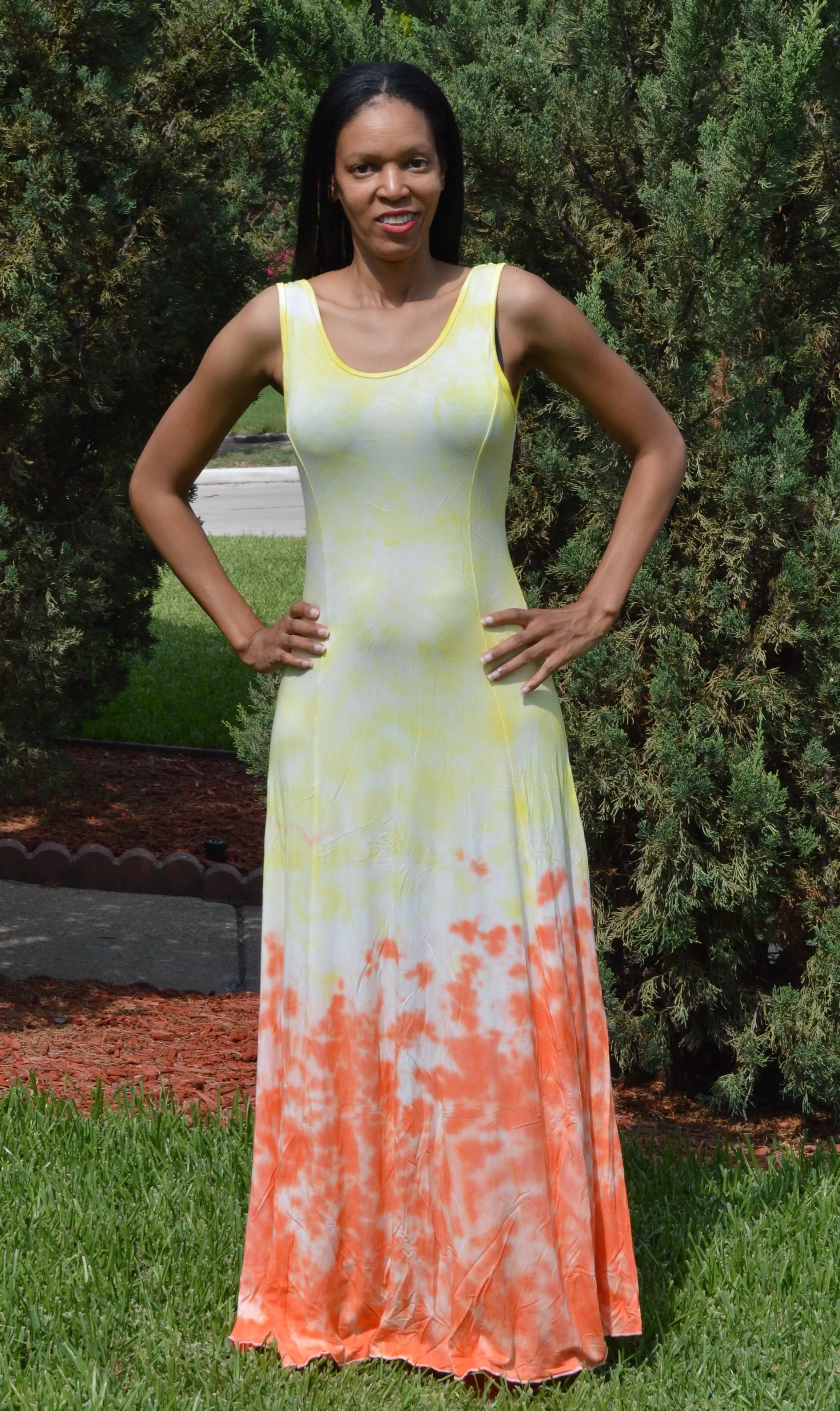Sunrise Halter Maxi Dress