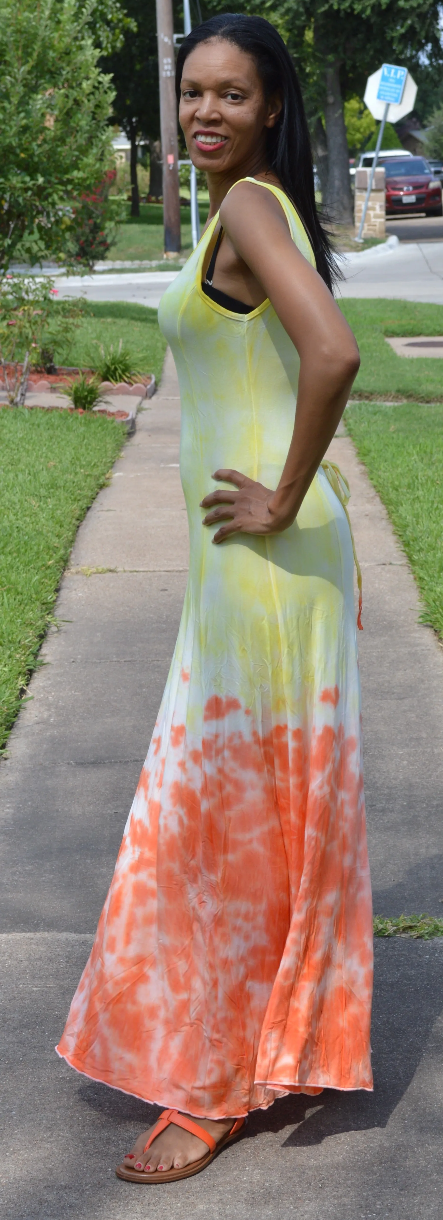 Sunrise Halter Maxi Dress