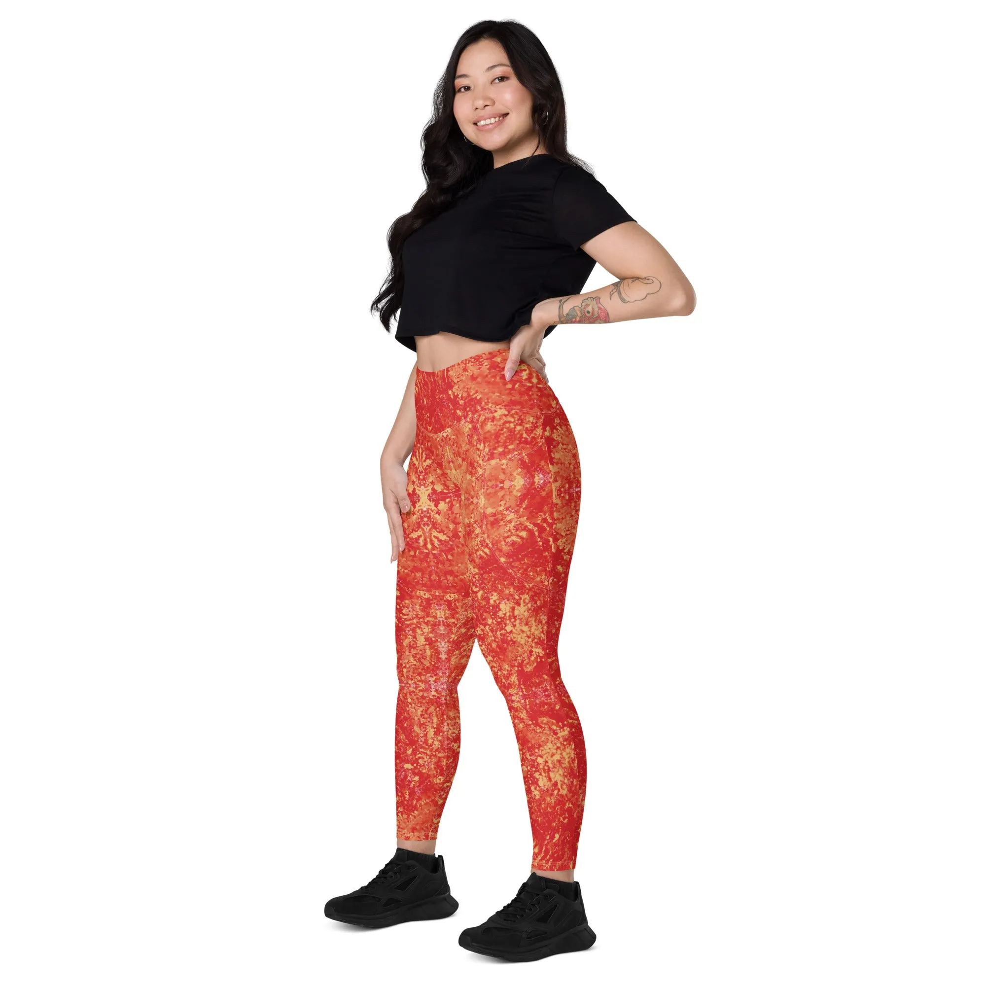 Sunshine High-waisted Yoga Pants Leggings with pockets