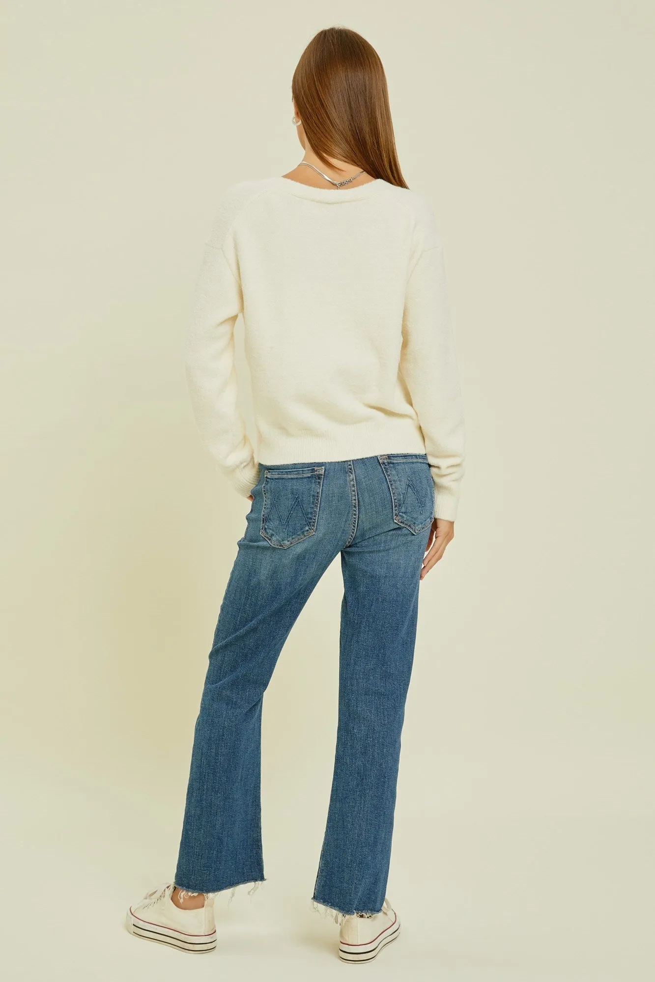 Sweater | Ivory Cardigan