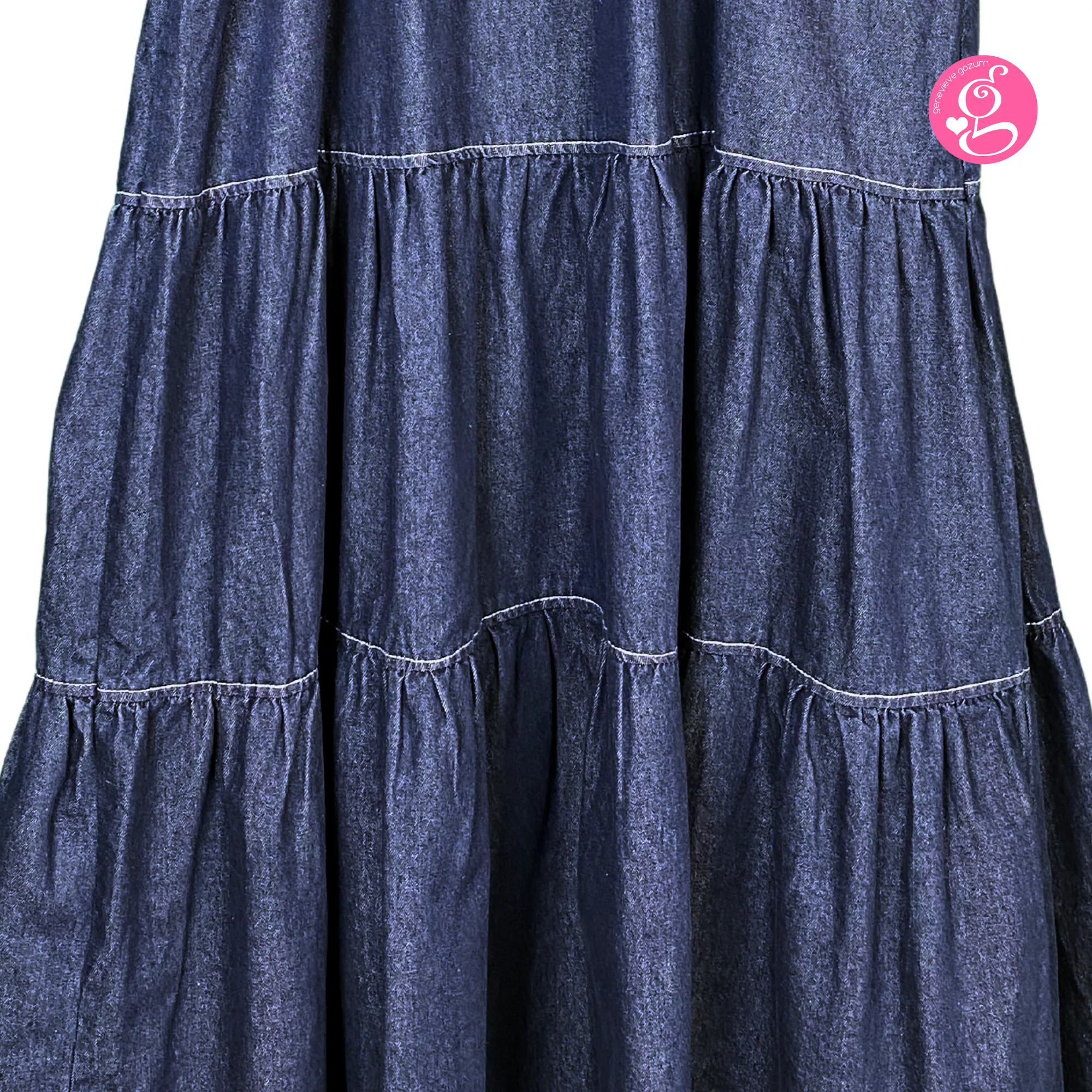 Sweet Denim Maya Layered Maxi