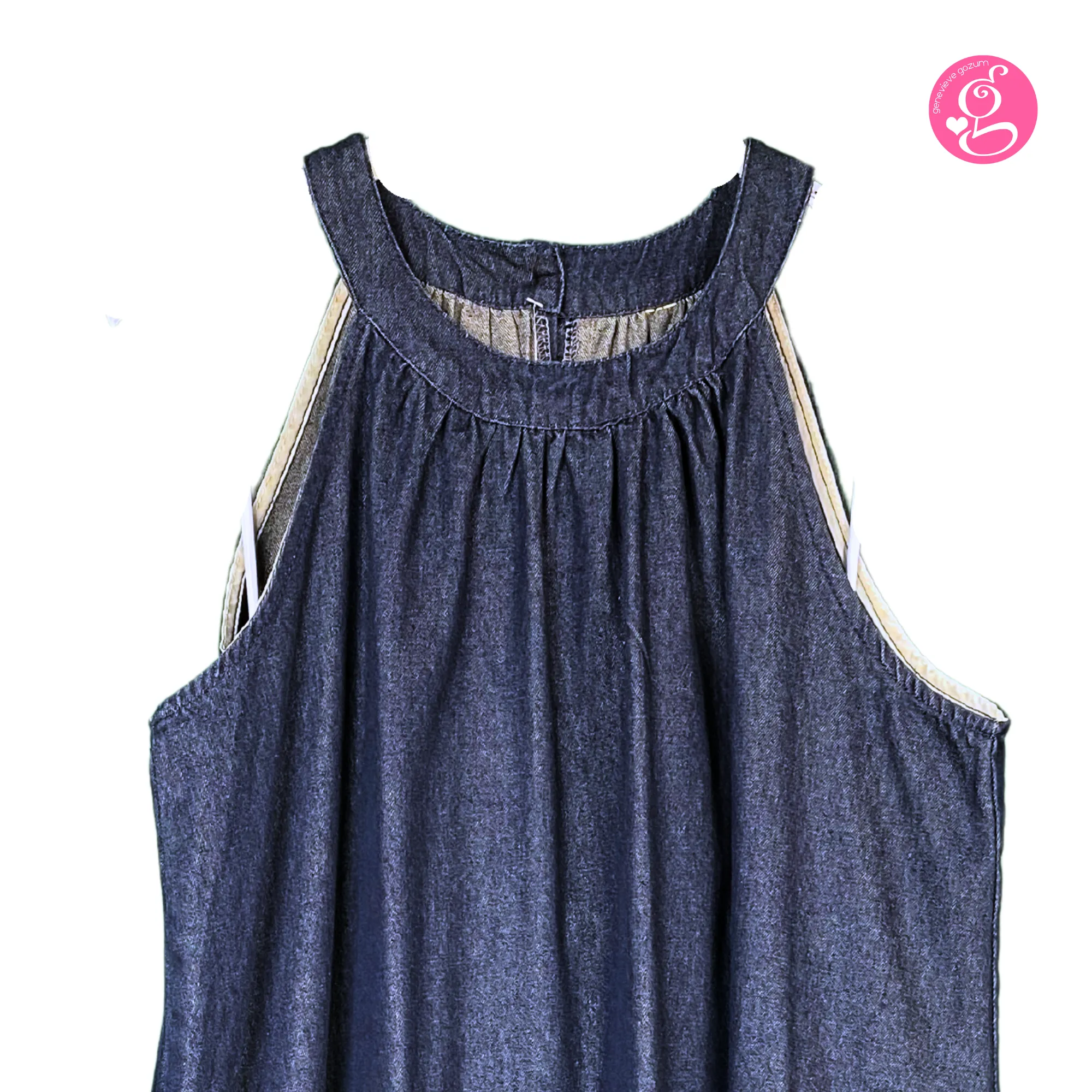 Sweet Denim Maya Layered Maxi