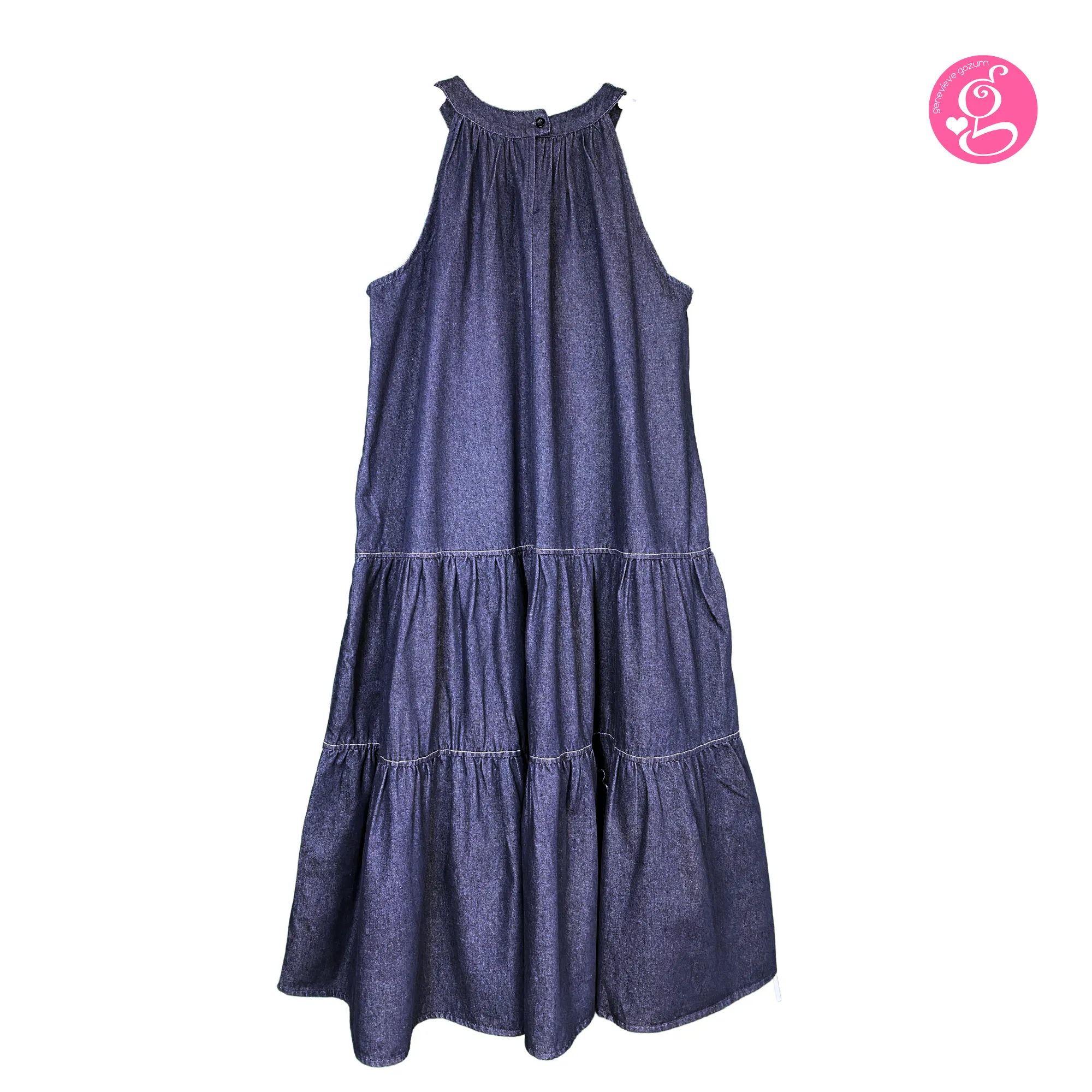 Sweet Denim Maya Layered Maxi