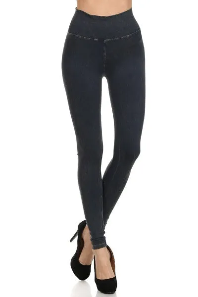 T-Party Mineral Wash Foldover Legging