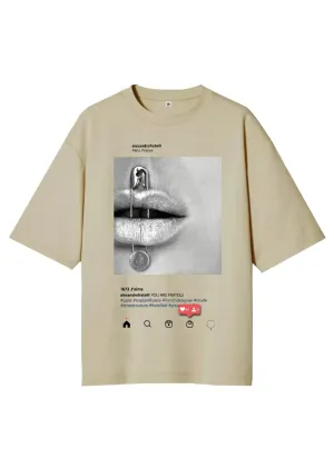 T-SHIRT INSTA BEIGE