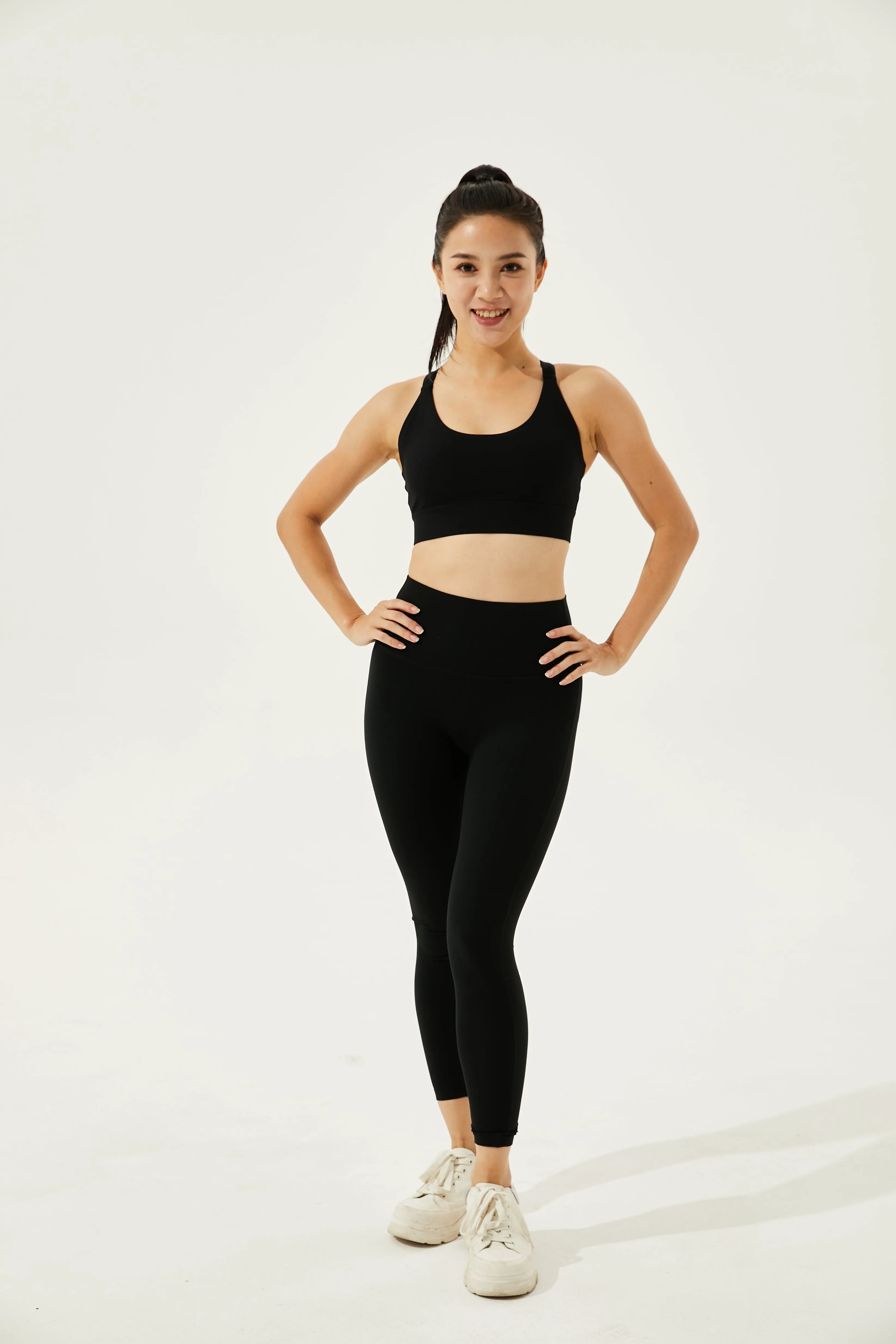 Tangs Display - High-Waist Tummy Control Camel-Toe Proof Buttersoft Leggings