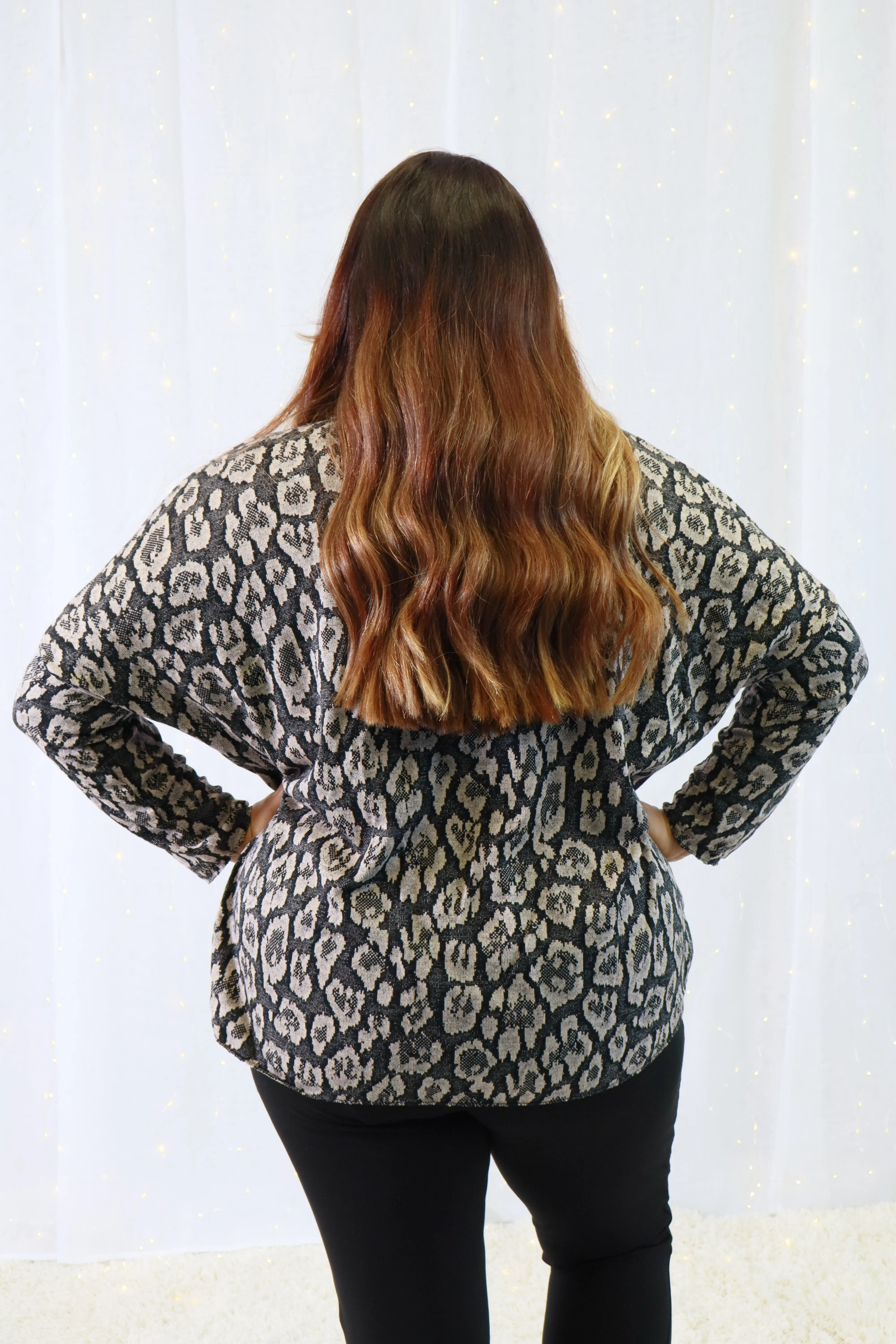Tanya Leopard Print Top in Cream