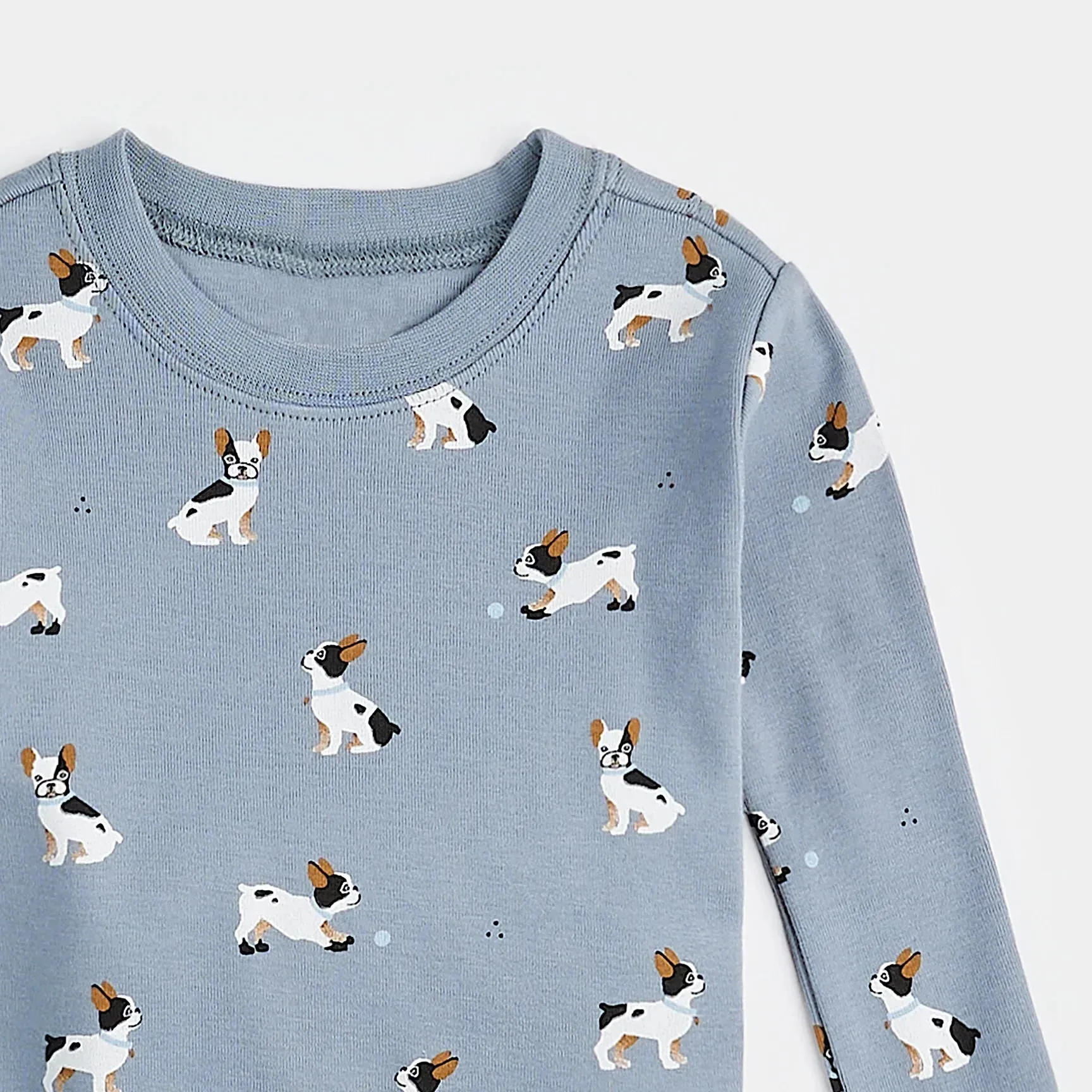 The French Bulldogs Pajama Top & Bottom Set - KIDS