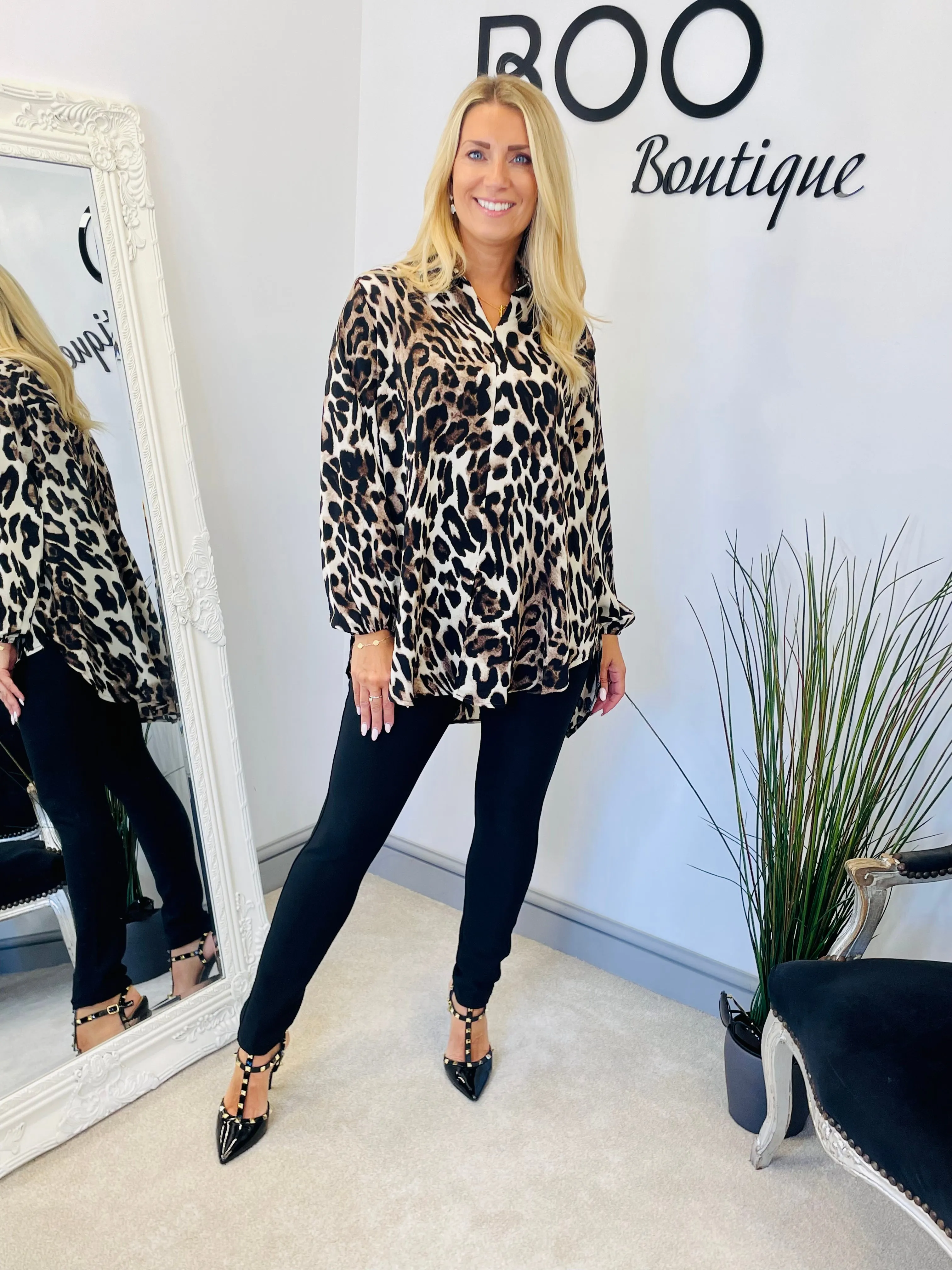 The REVA black thick leggings - size 8 to 20