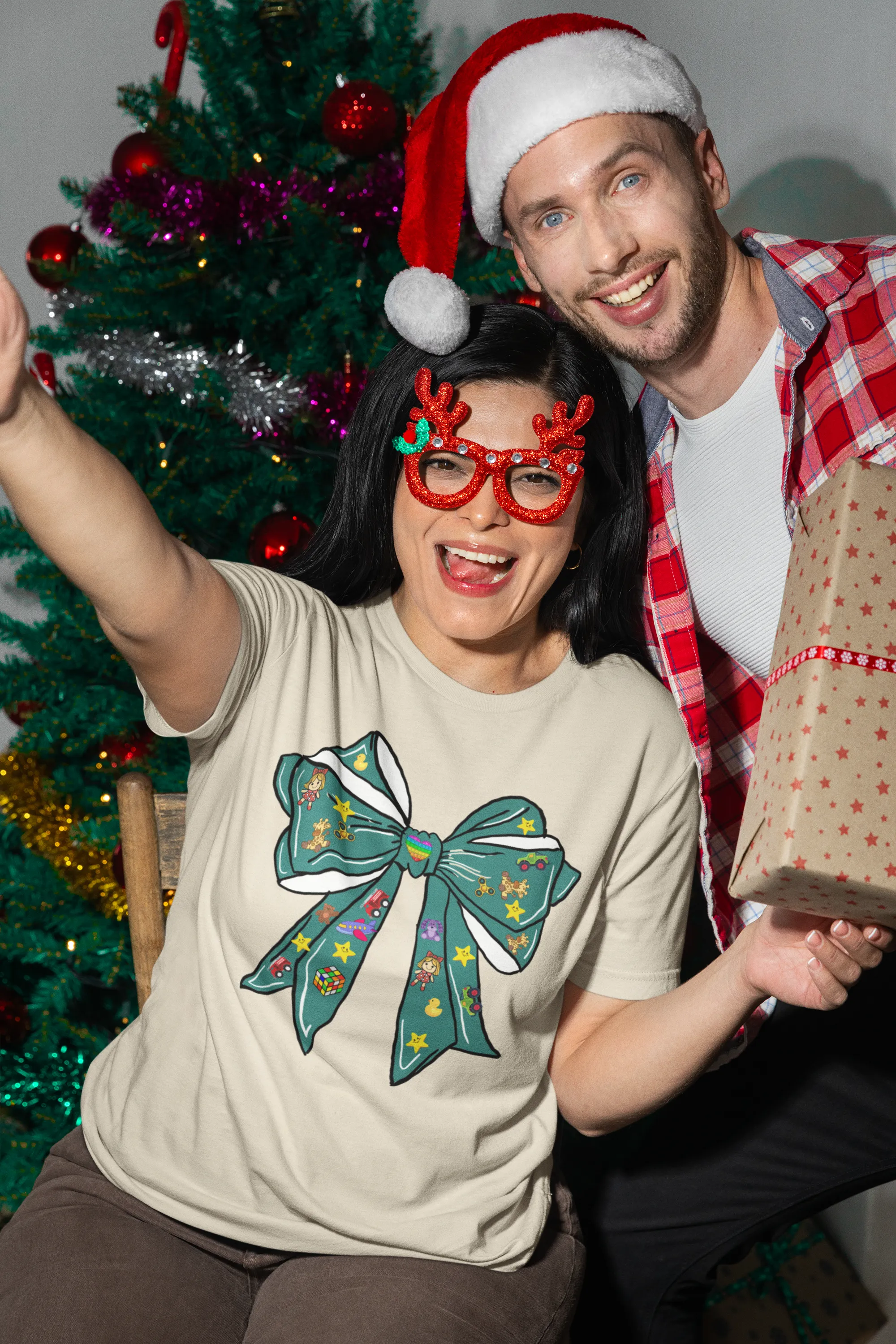 Toys for Tots Bow T-shirt