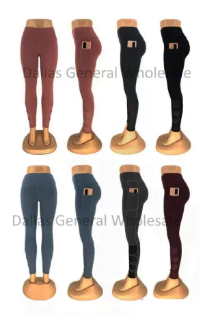 Trendy Active Leggings w/ Pockets Wholesale