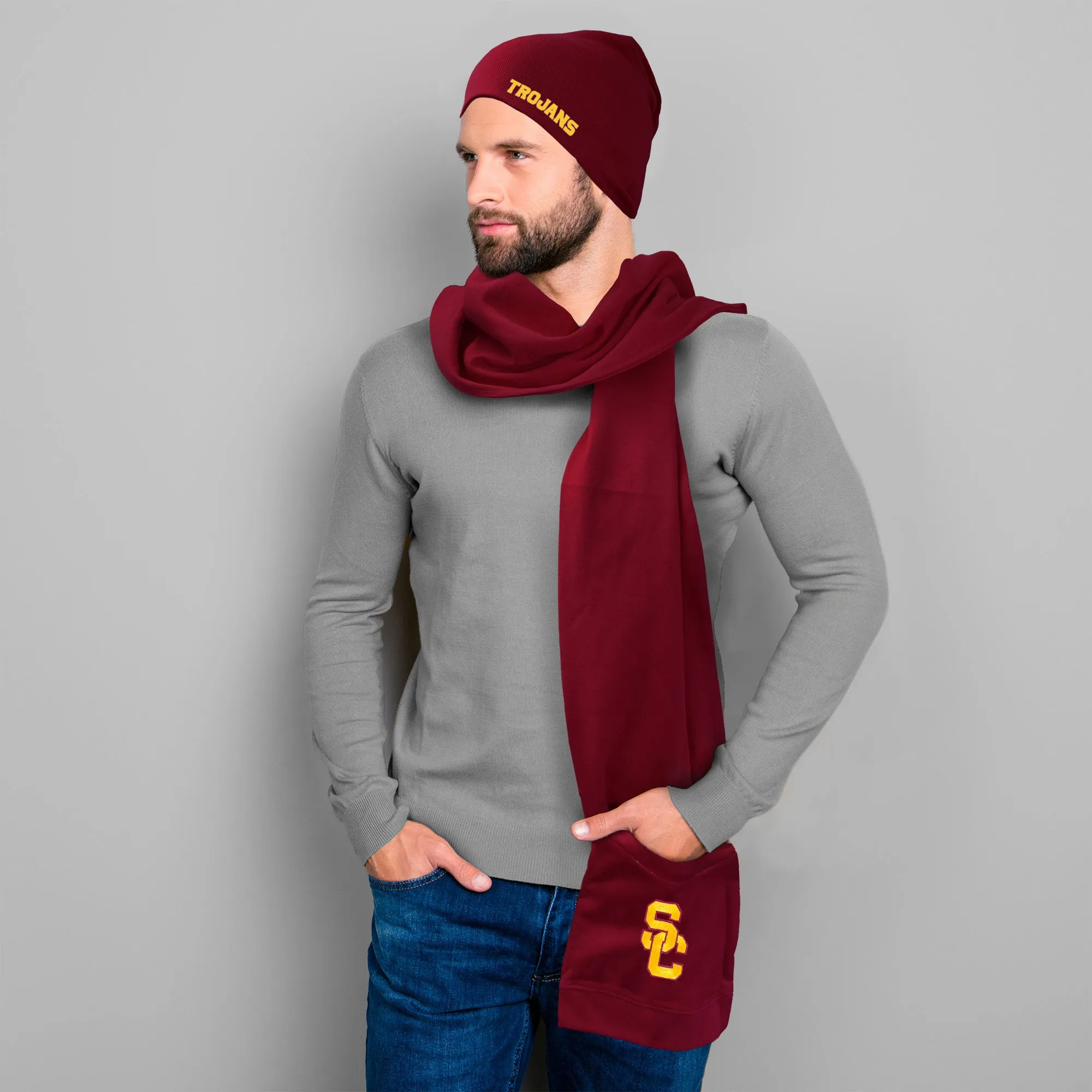 University of Southern California Jimmy Bean 4 in 1 Scarf
