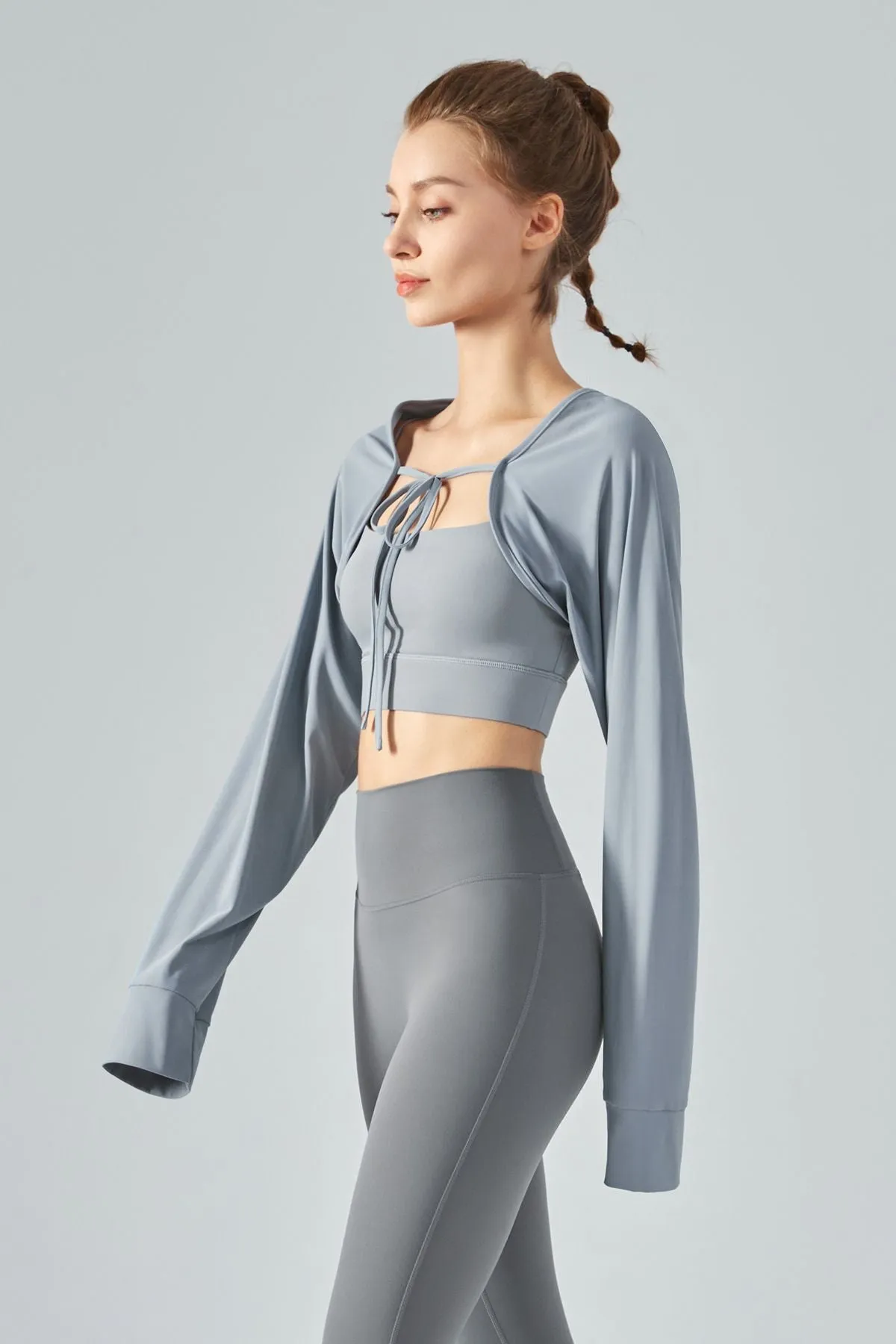 UPF50  Relaxed Fit Cooling Shawl Arm Sleeves