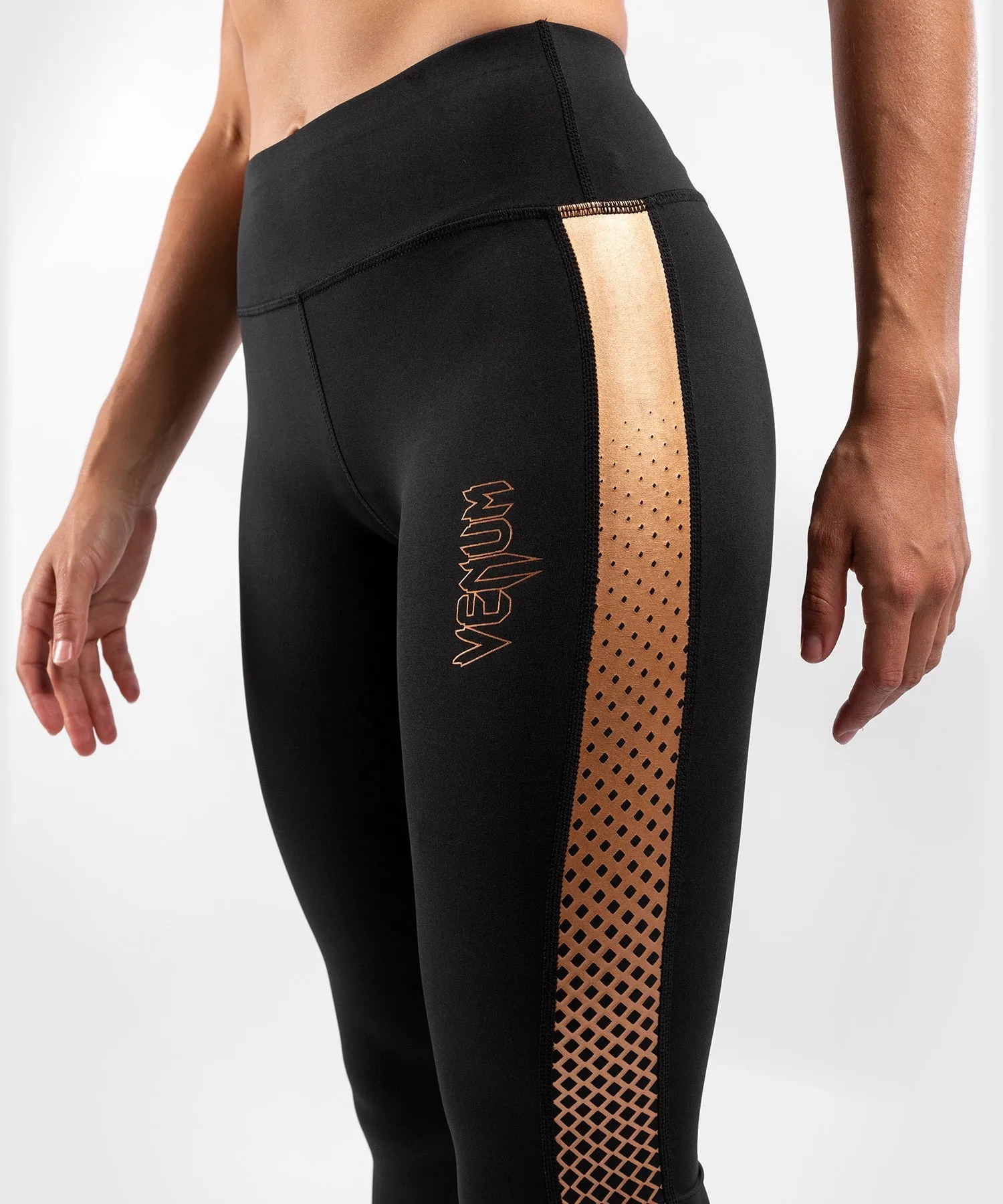 Venum Tecmo Leggings - For Women - Black/Bronze