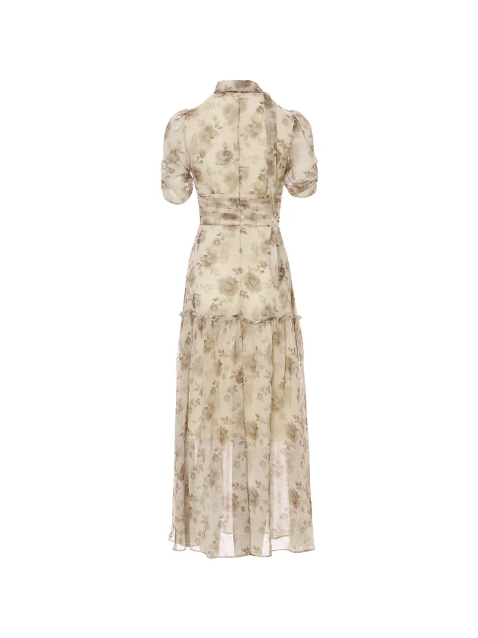 Vienna tie long dress