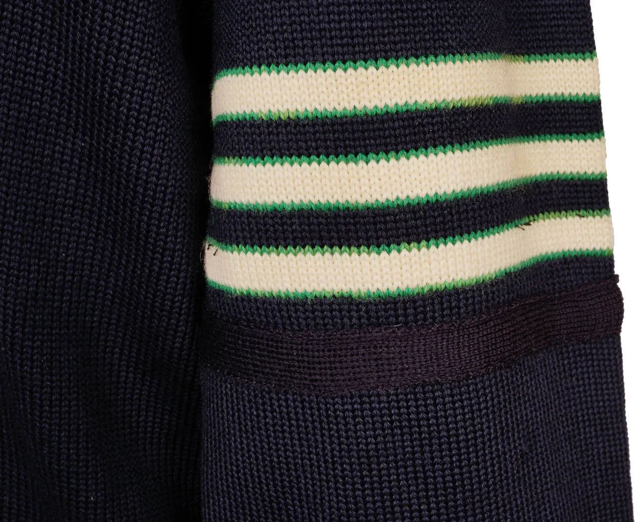 Vintage 50s Varsity School Sweater Dehen Knitting Mills Letterman Style Bob L 42