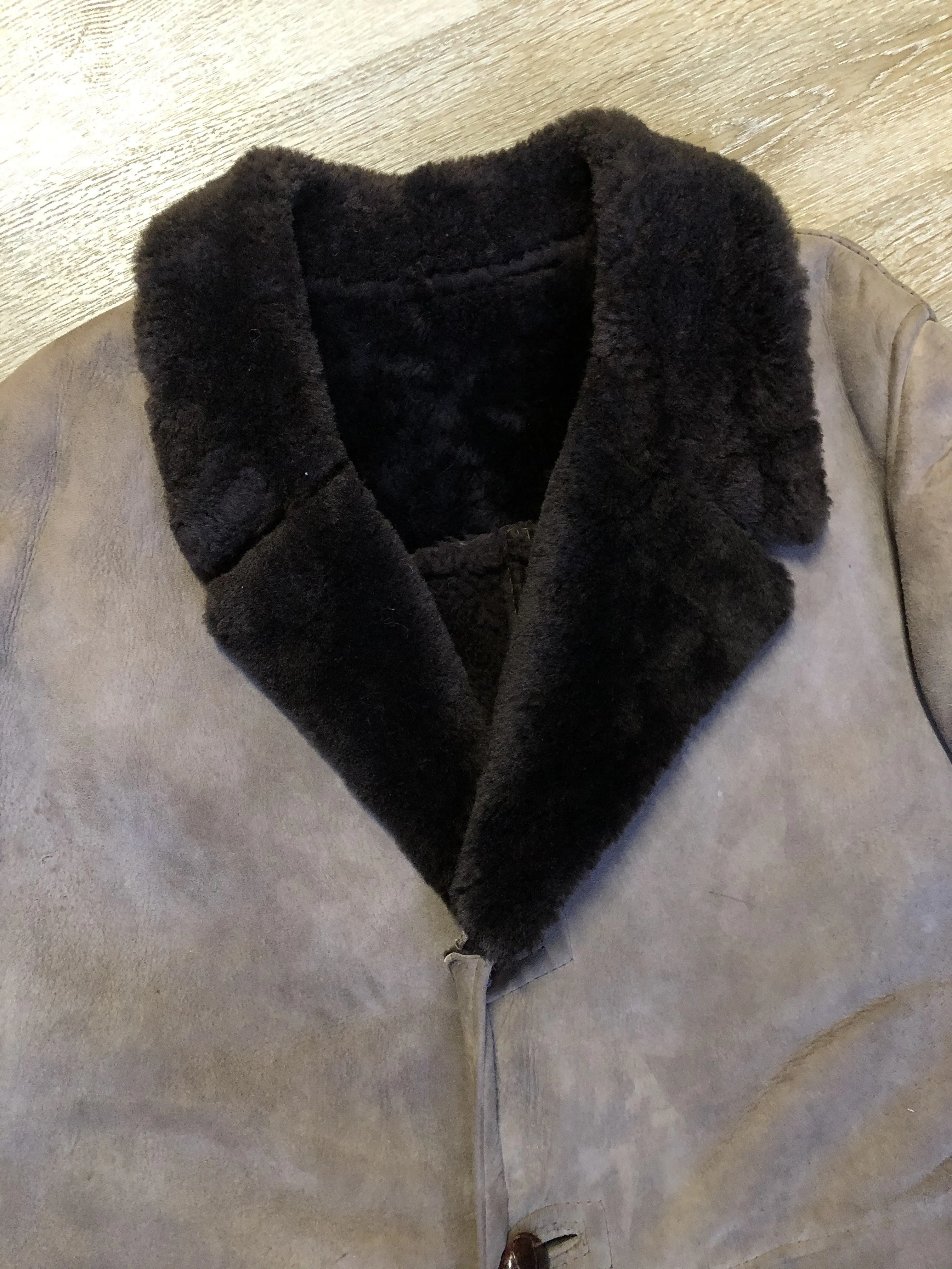 Vintage Brown Shearling Coat SOLD