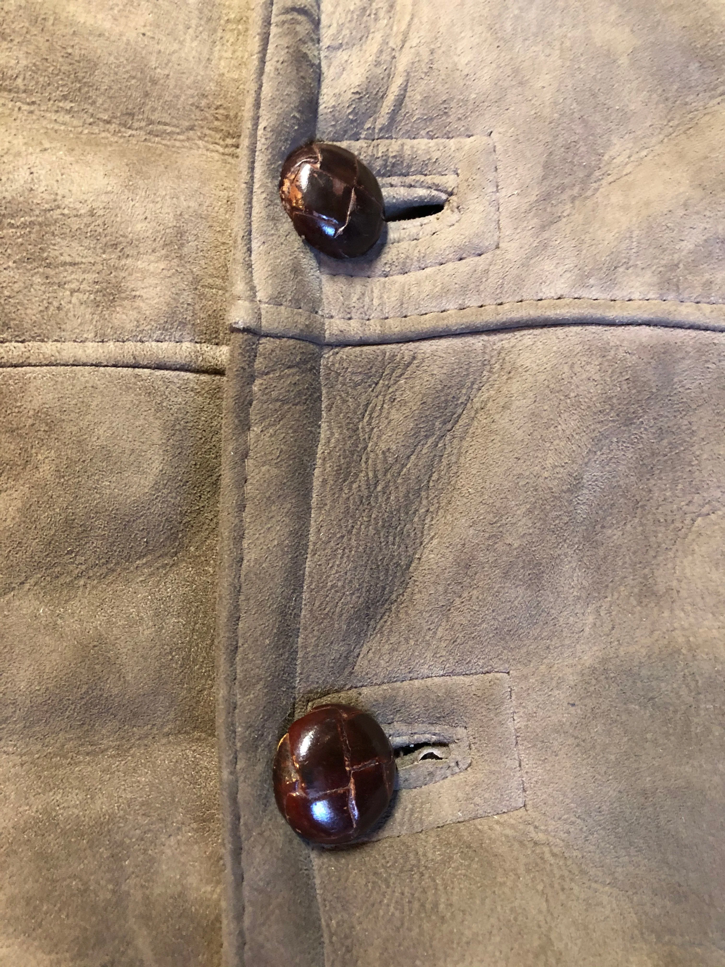 Vintage Brown Shearling Coat SOLD