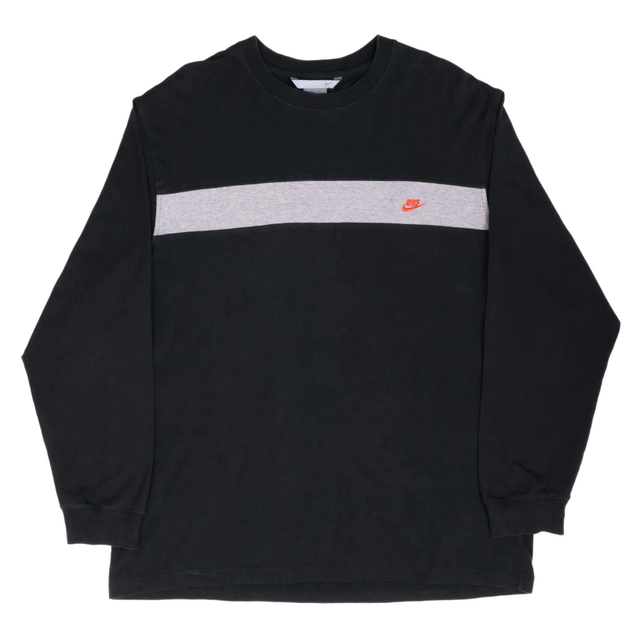 VINTAGE NIKE CLASSIC SWOOSH LONG SLEEVE TEE SHIRT 2000S SIZE XL