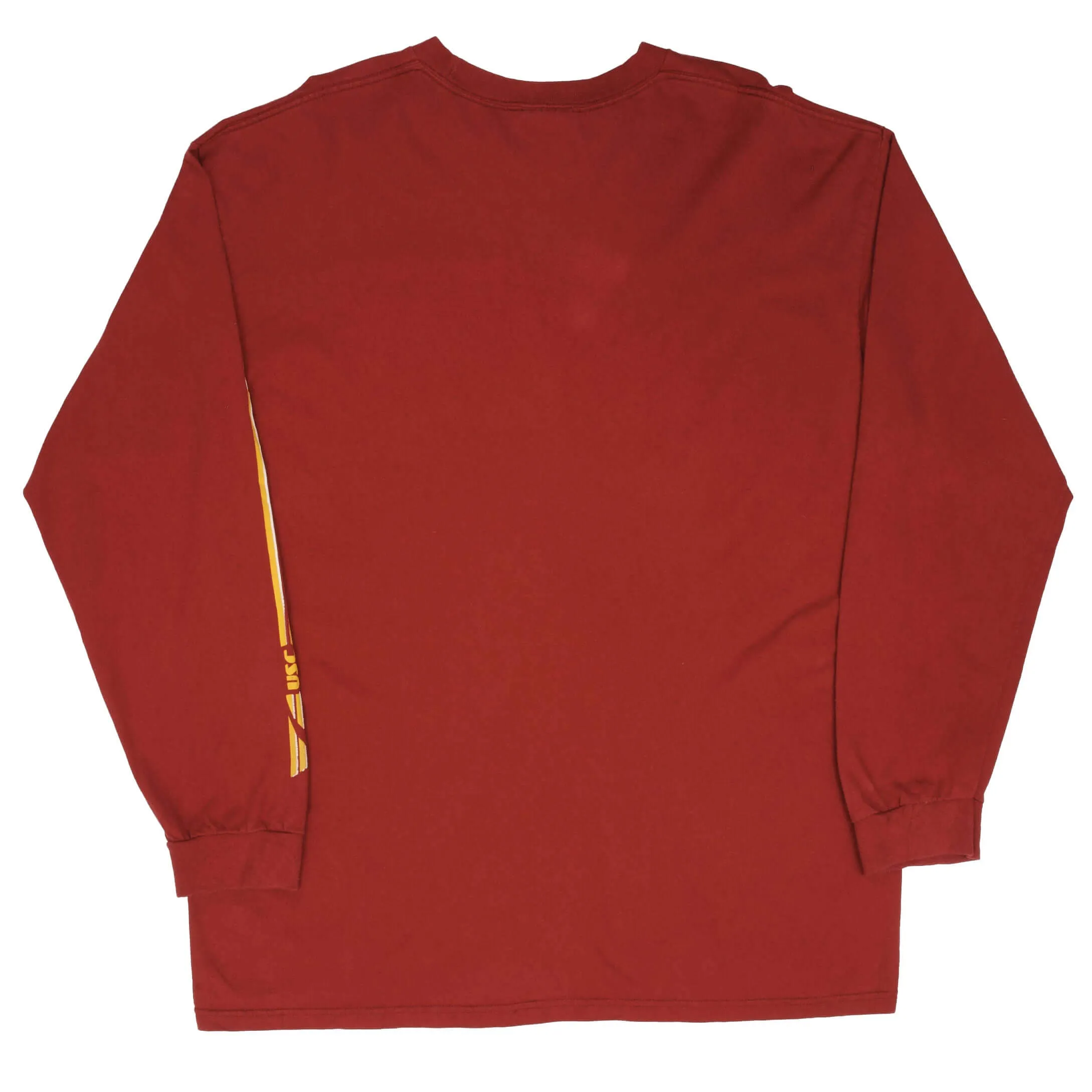 VINTAGE USC TROJANS NIKE CENTER SWOOSH LONG SLEEVE TEE SHIRT 2000S SIZE XL