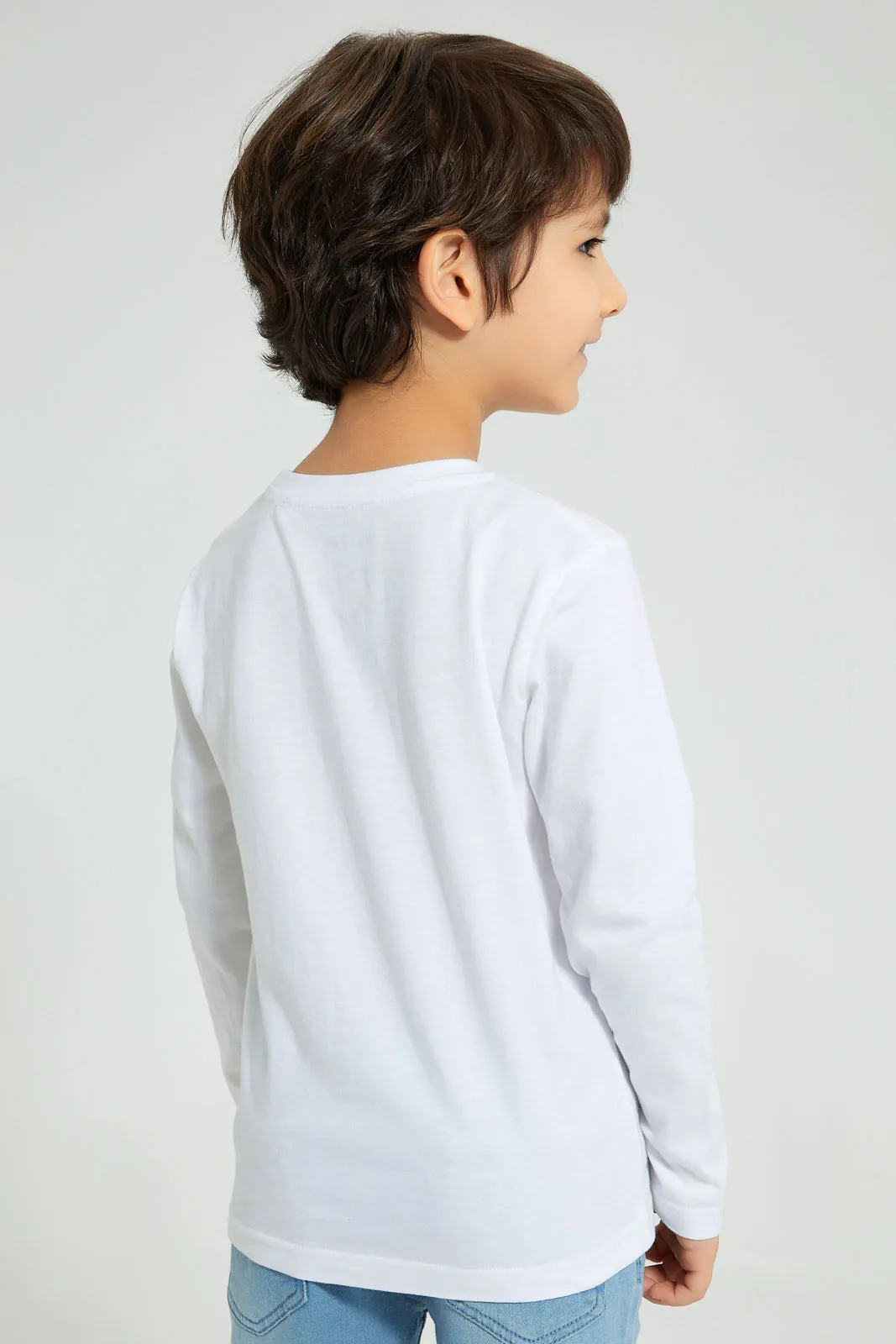 White Cactus Long Sleeve T-Shirt