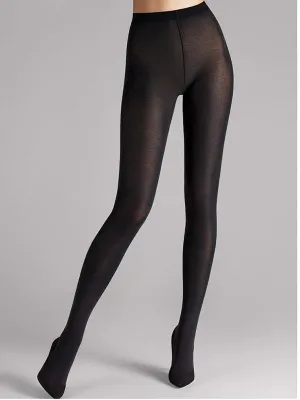 Wolford Cotton Velvet Tights (Black)