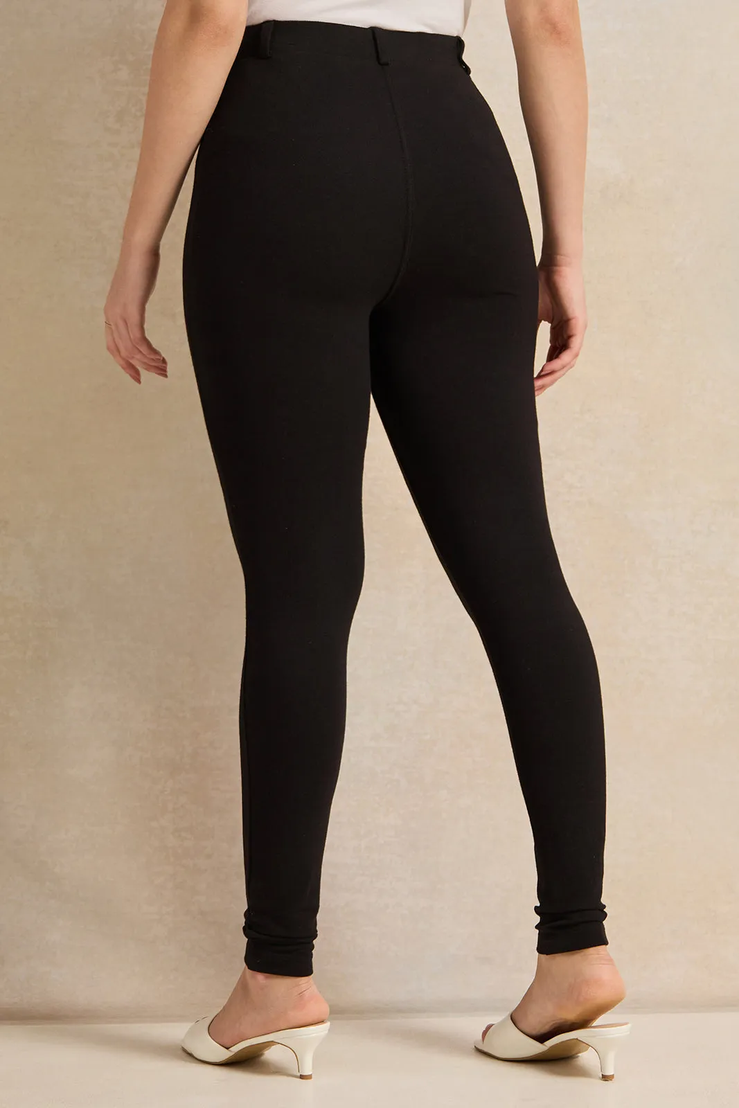 Women Black Full Length Leggings