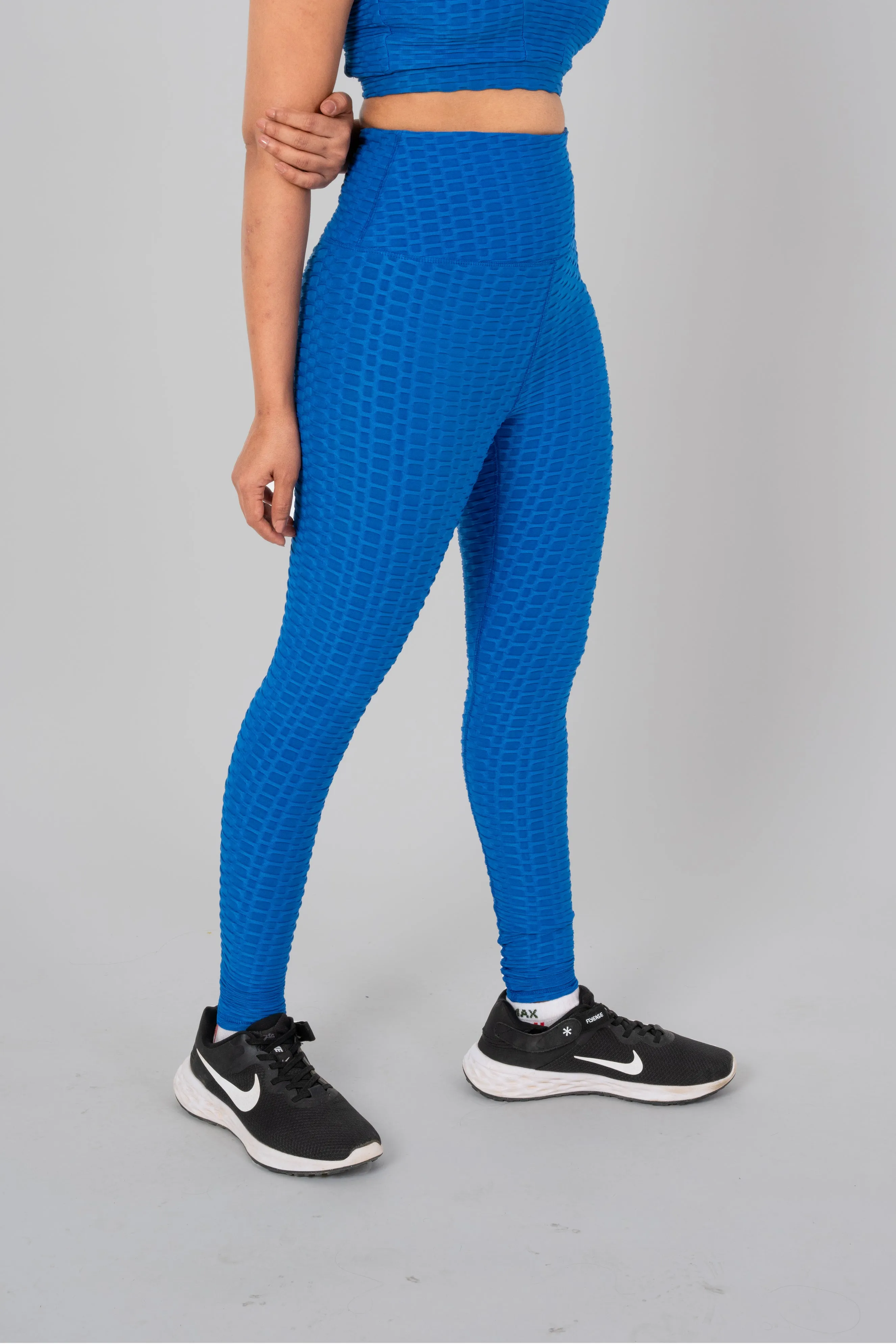 Women Tights - Teal Blue
