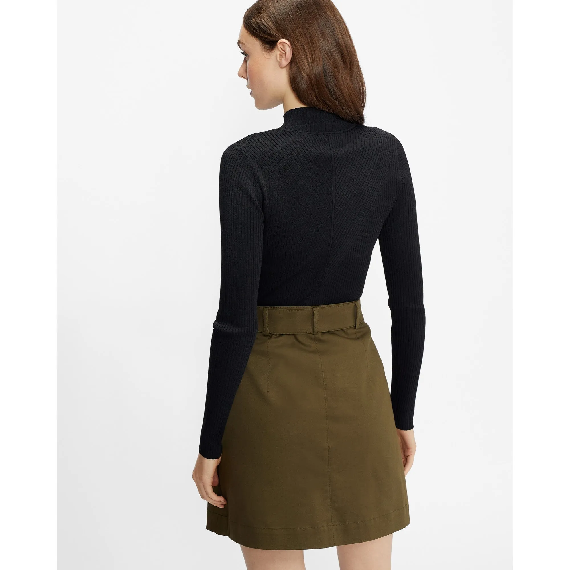Women Wmk-Taralyn-High Neck Sweater - Black