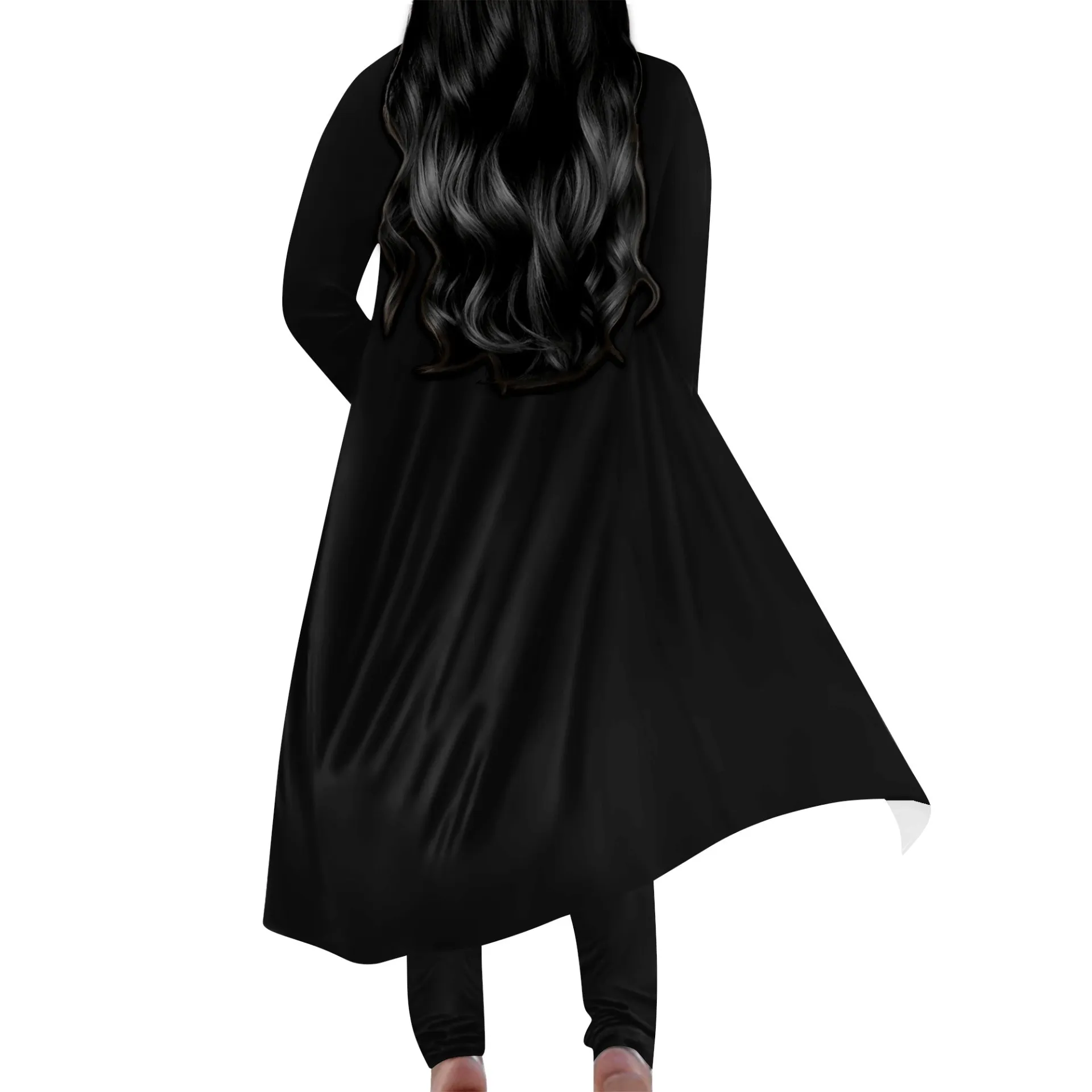 Women's Long Sleeve Cardigan and Leggings 2pcs - Comfortable and Stylish