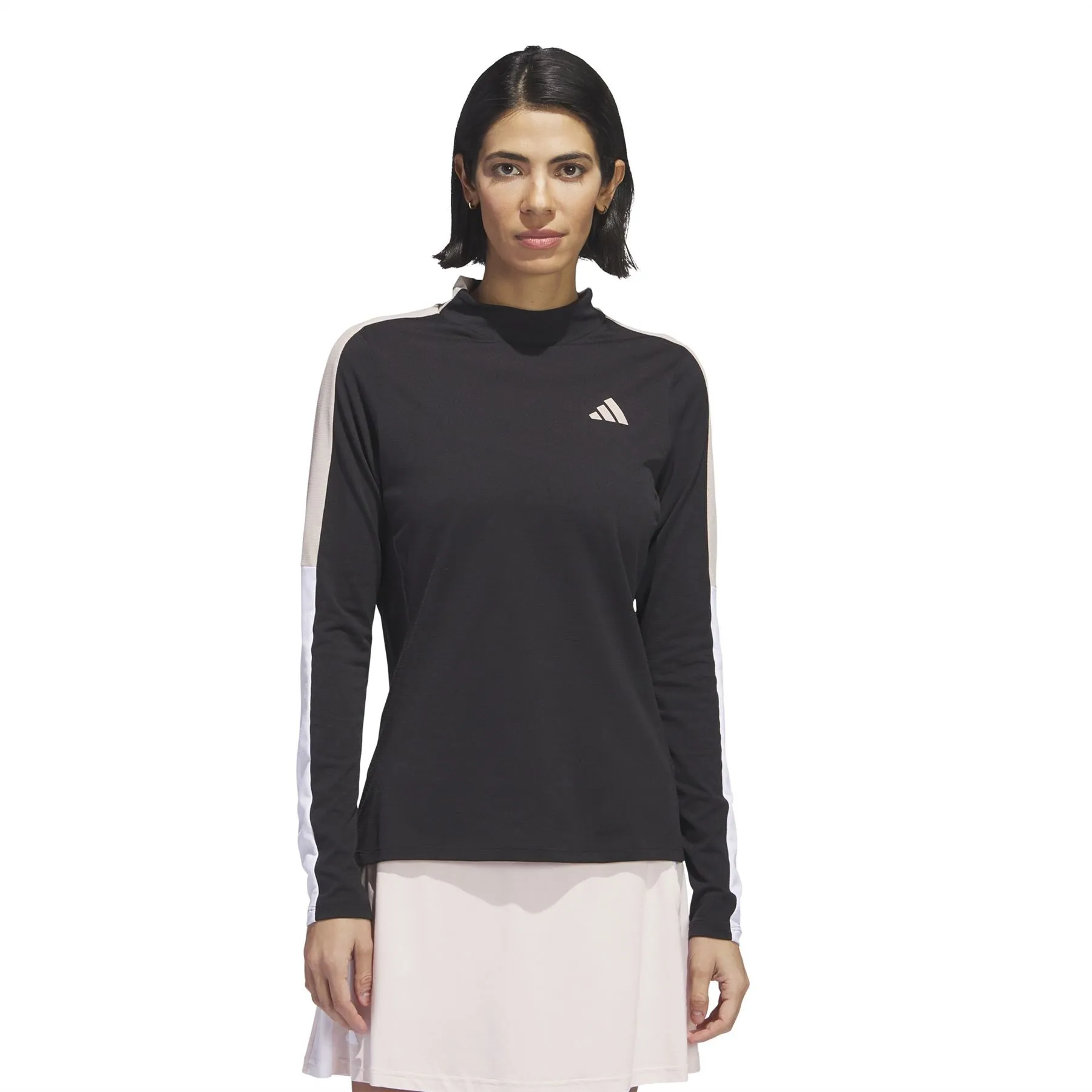 Womens Mock Tee Black - AW23