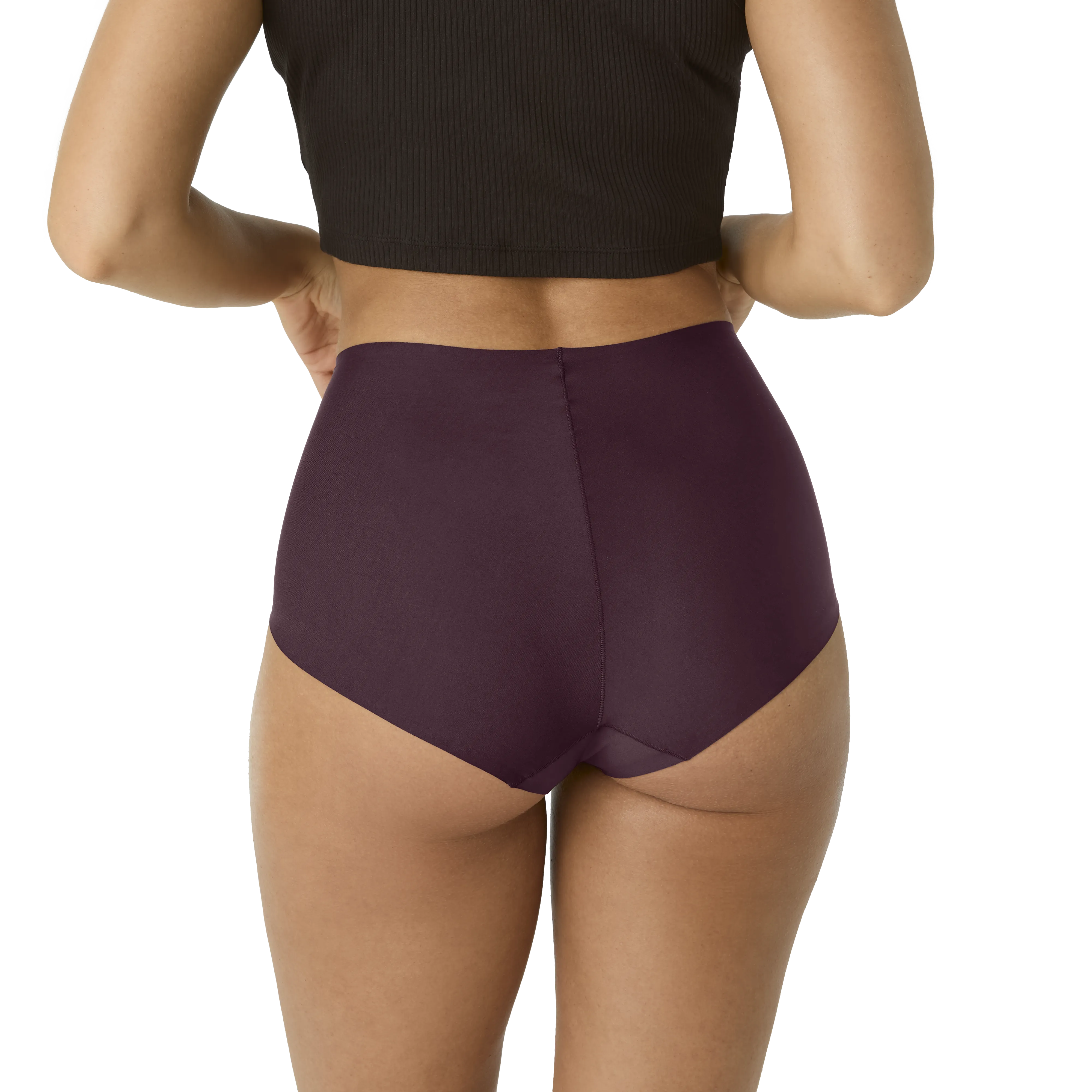 Women's No Show High Rise Boyshort 3-Pack