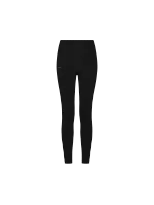 Women's Plant-Stretch Compressive Leggings—Black
