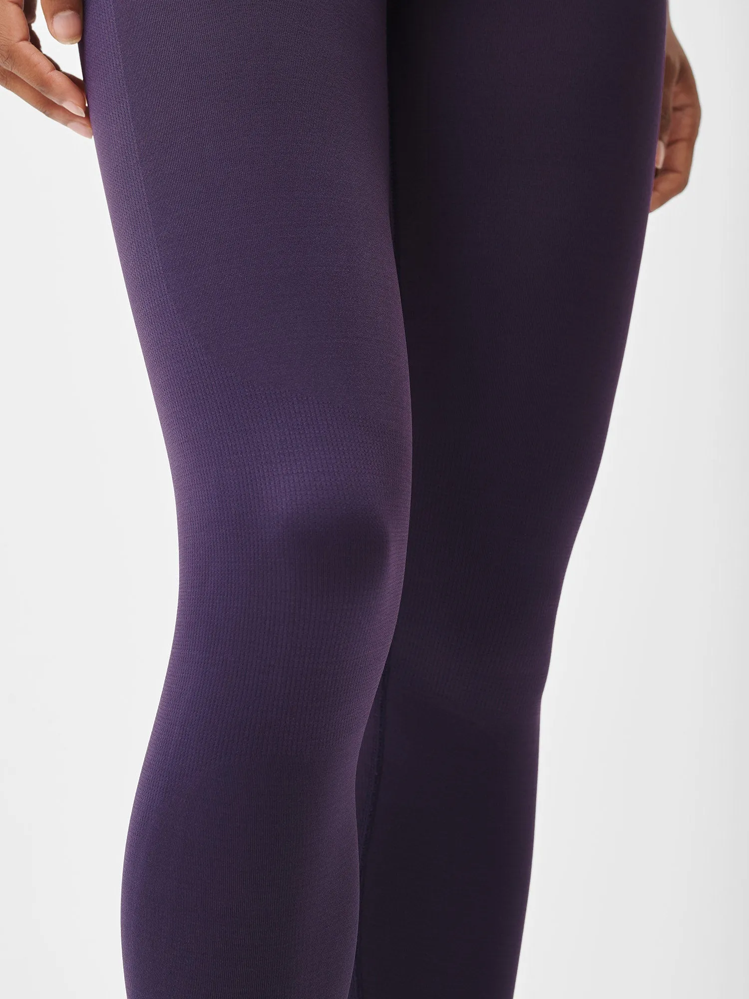 Women's Plant-Stretch Compressive Leggings—Blackberry Purple